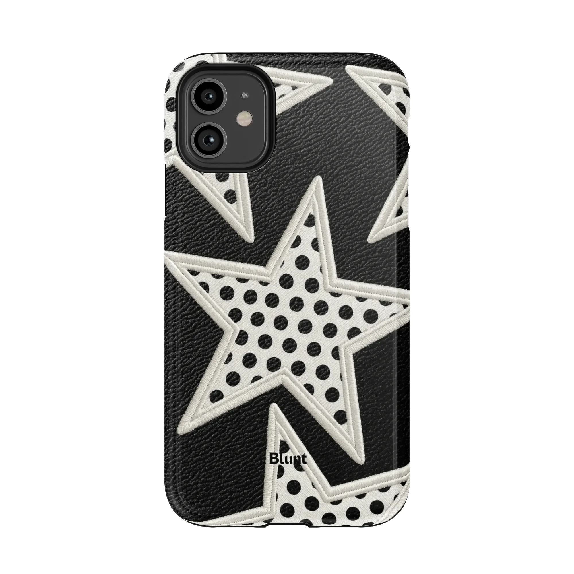 Noir Polka Star iPhone Case - Image 25