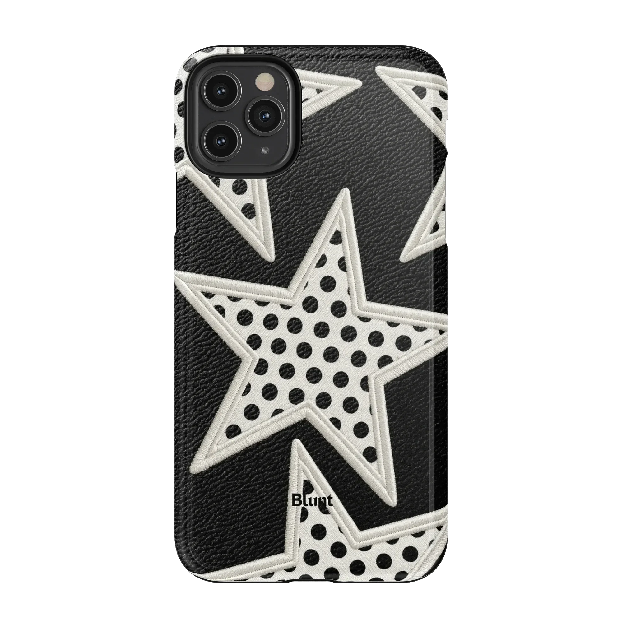 Noir Polka Star iPhone Case - Image 27