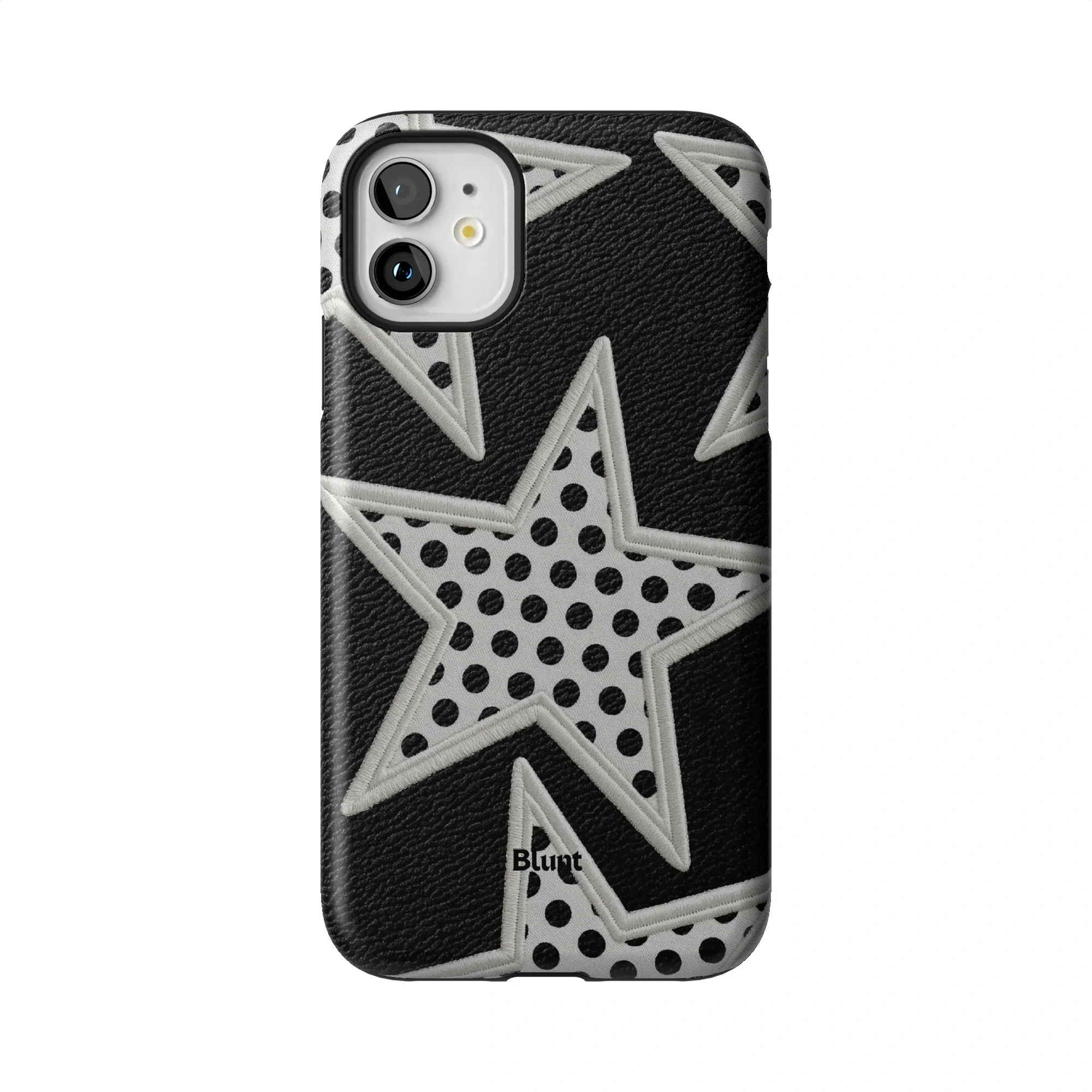 Noir Polka Star iPhone Case - Image 56