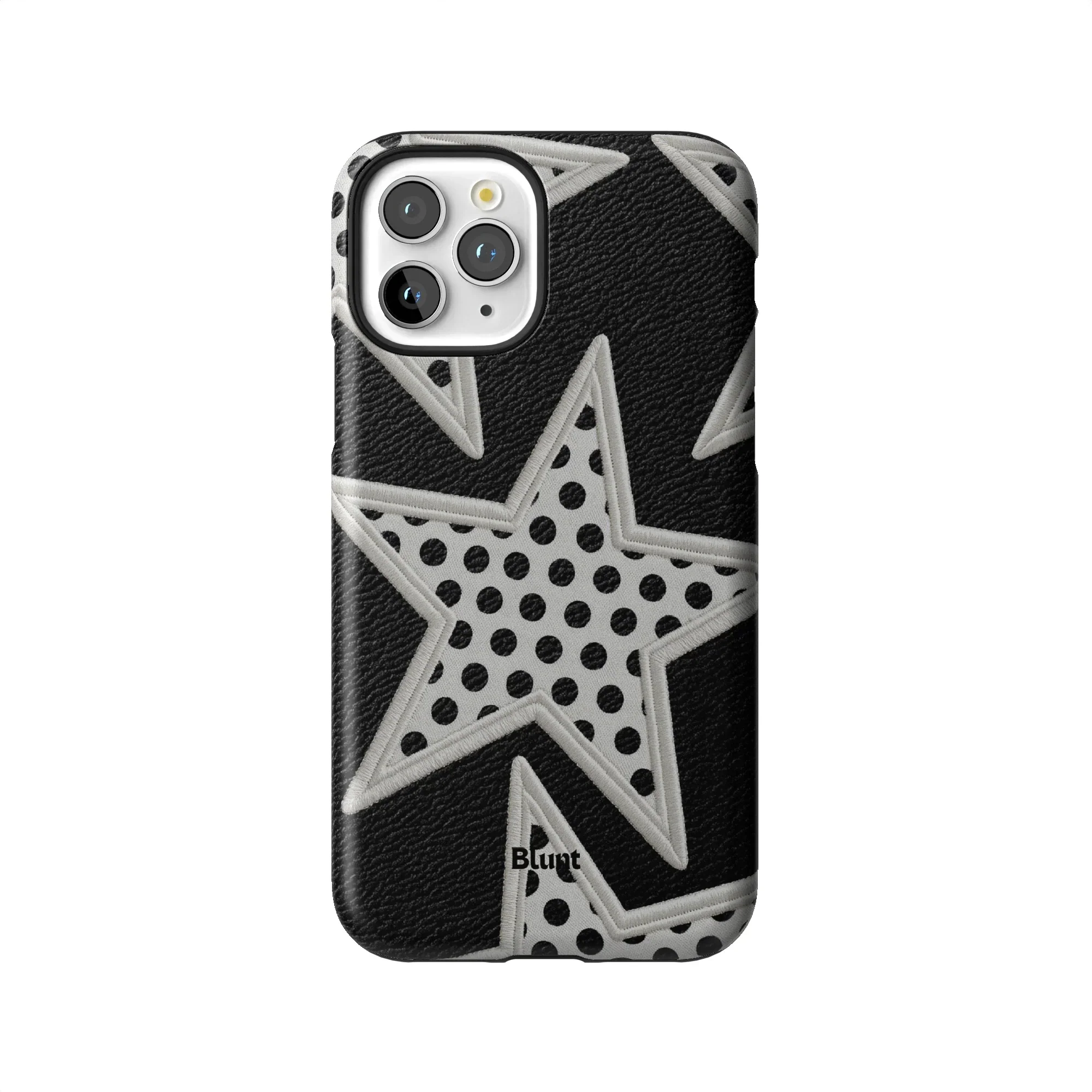 Noir Polka Star iPhone Case - Image 57