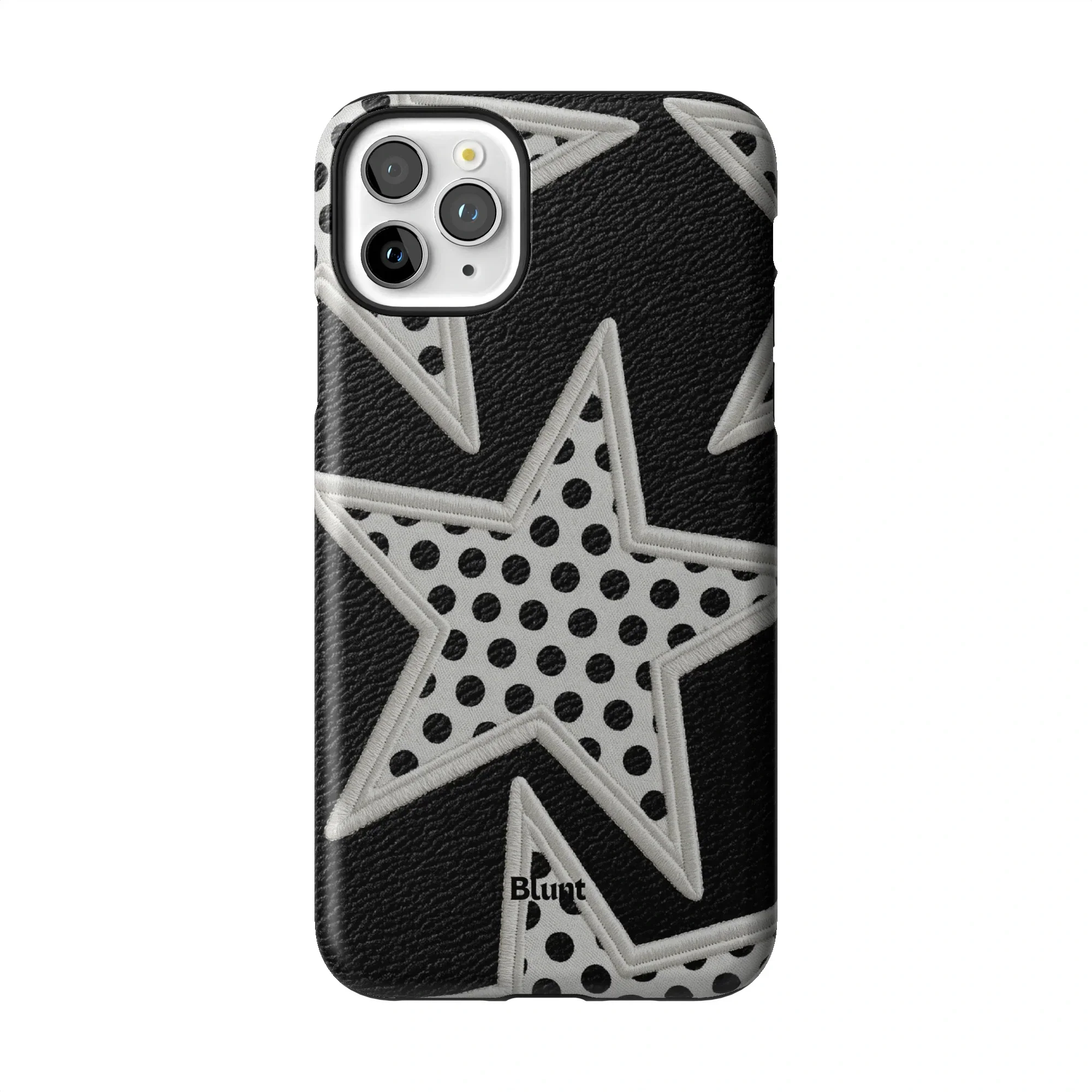 Noir Polka Star iPhone Case - Image 58