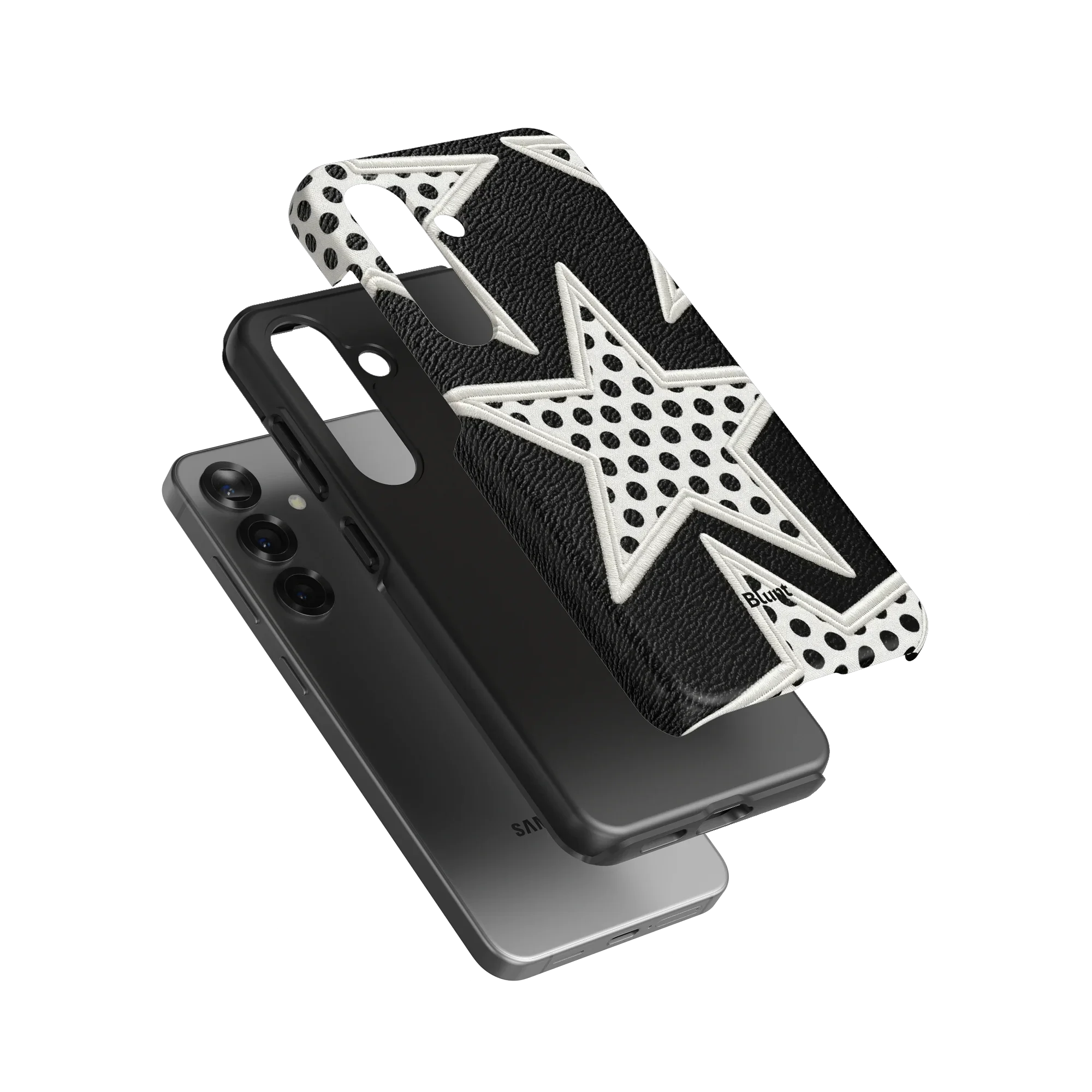 Noir Polka Star Samsung Case - Image 14