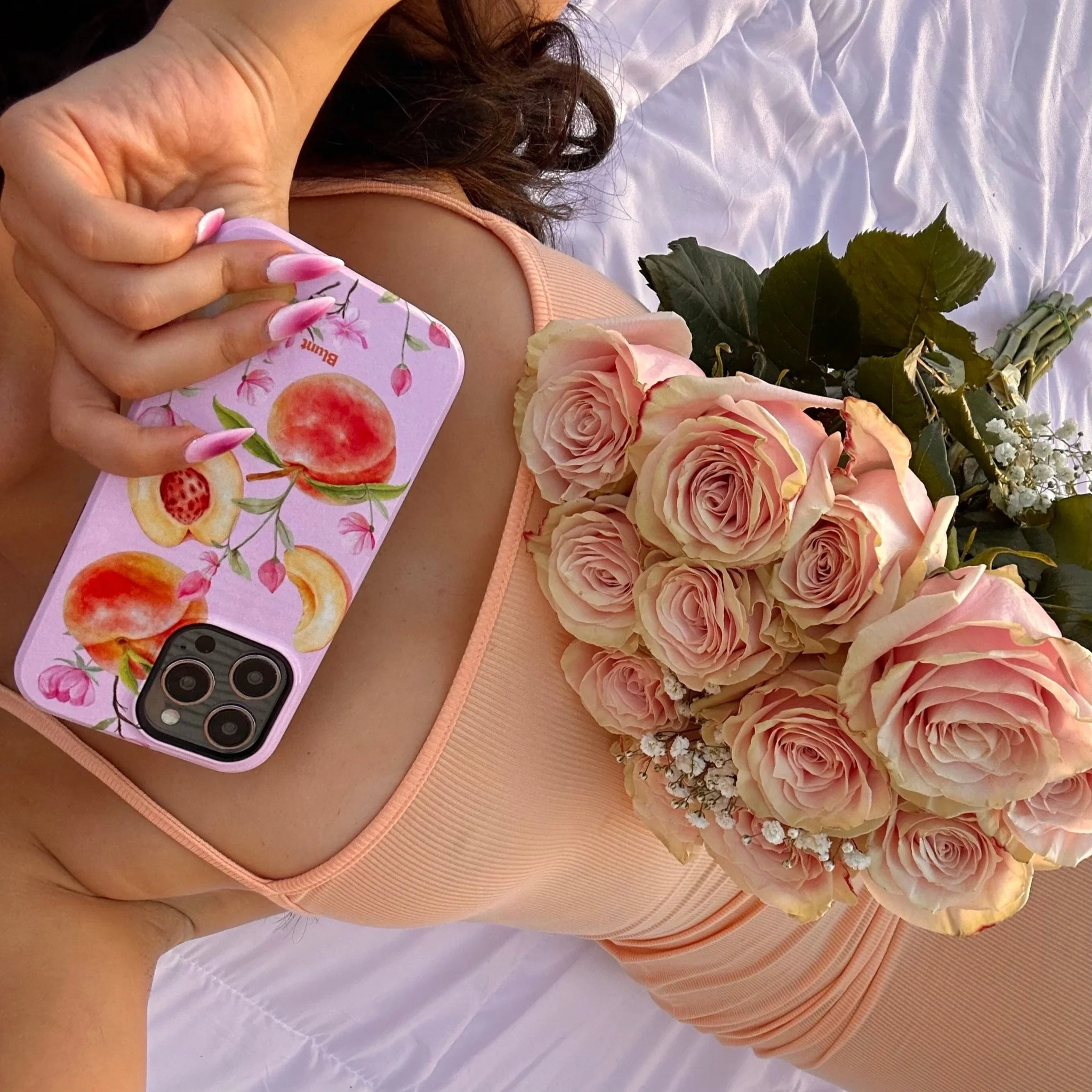 Peach Babe iPhone Case - Image 22