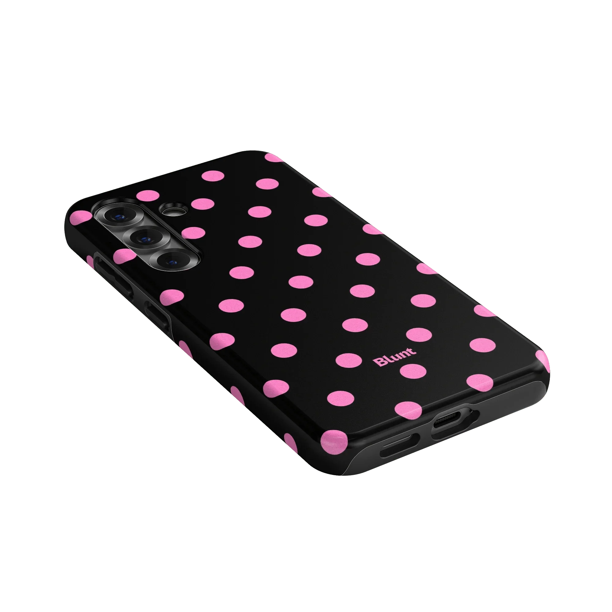 Pink and Black Polka Samsung Case - Image 13