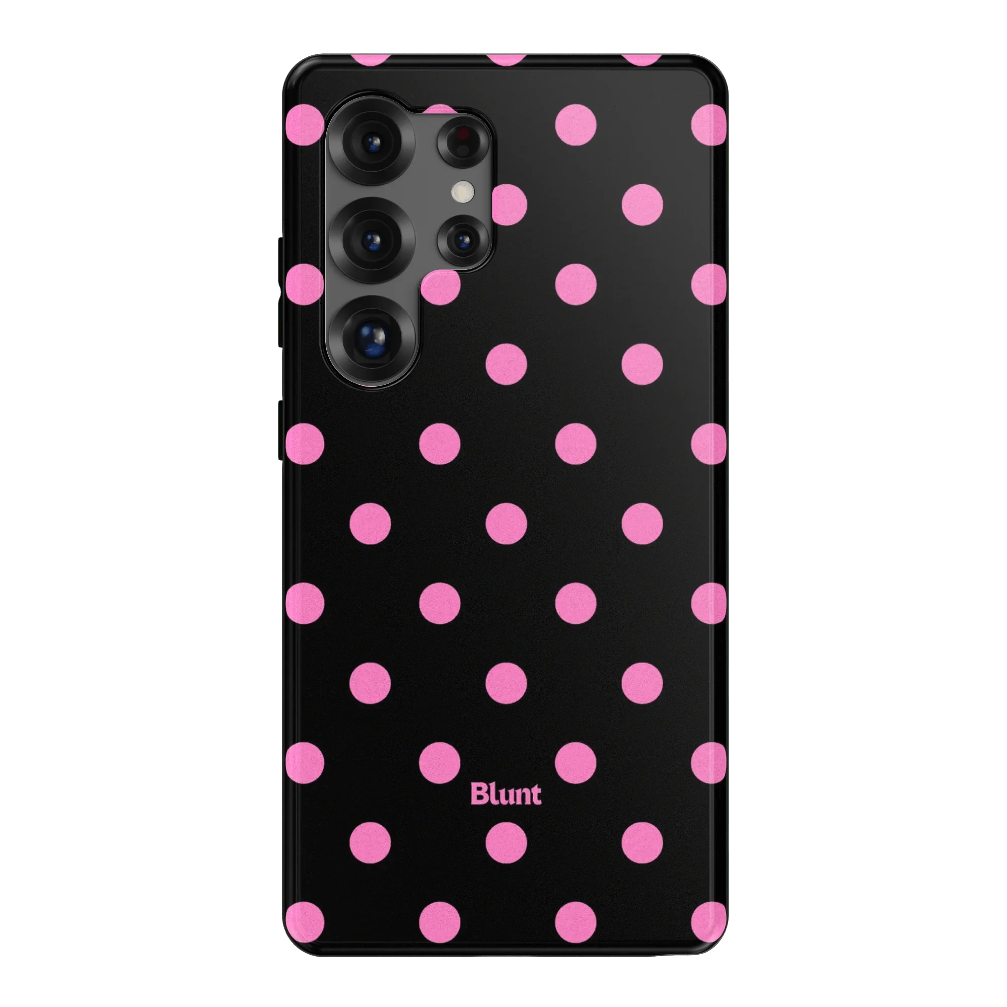 Pink and Black Polka Samsung Case - Image 3