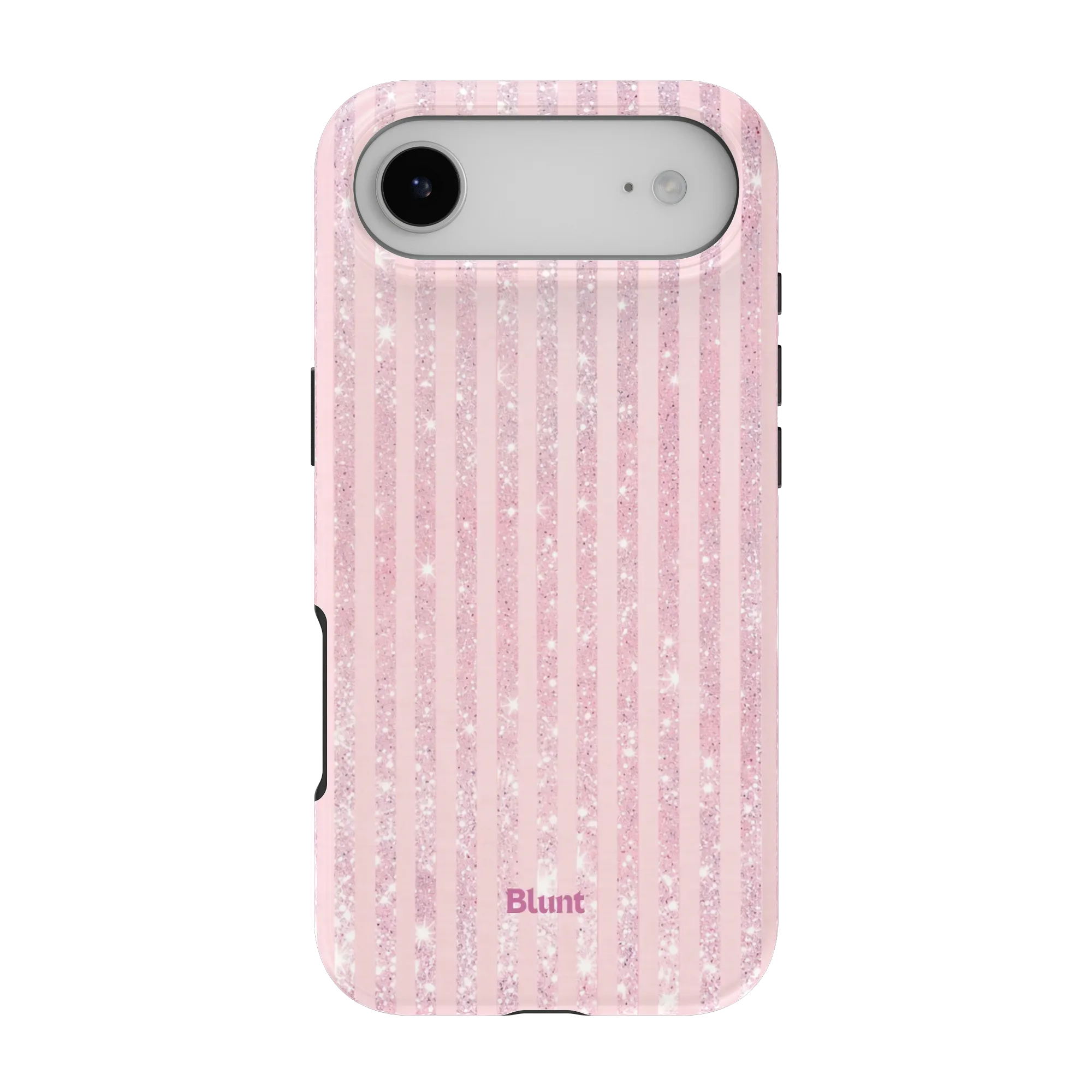 Pink Champagne Stripe iPhone Case - Image 4