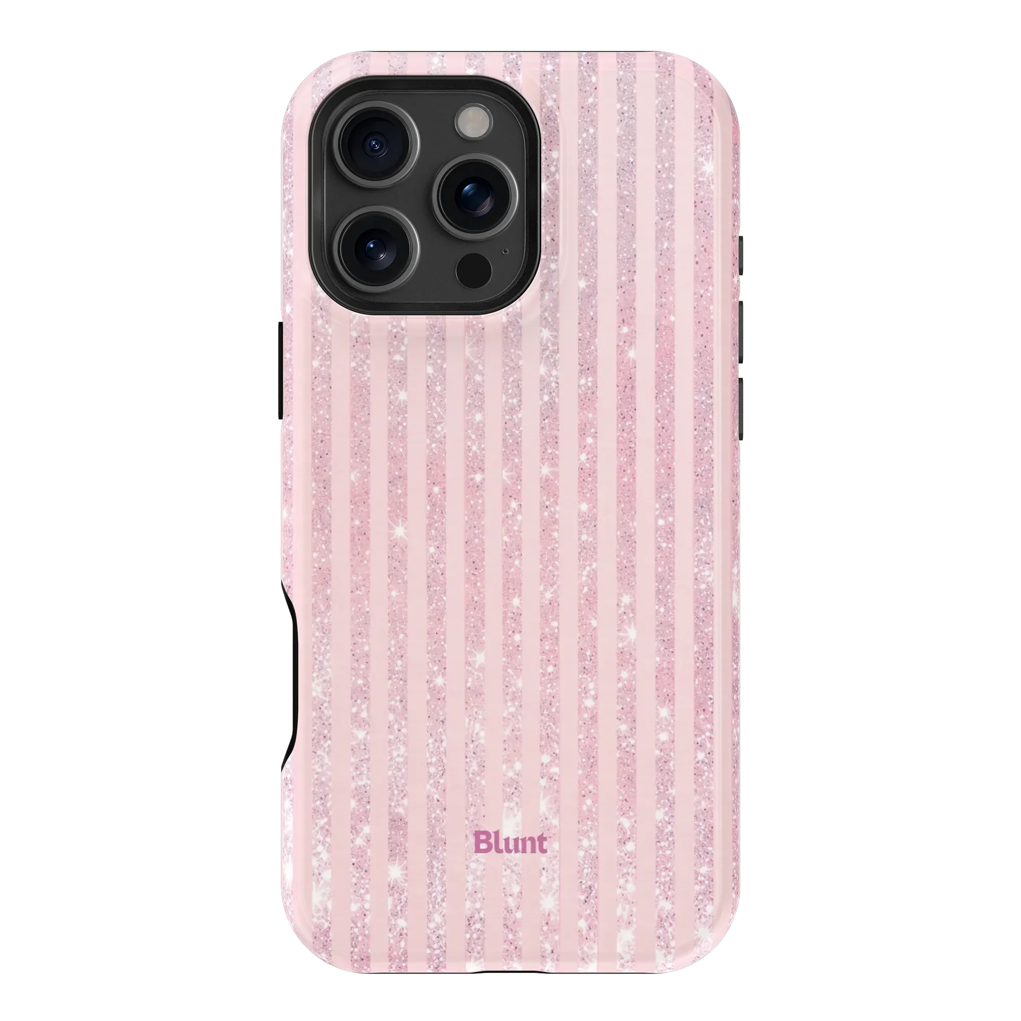 Pink Champagne Stripe iPhone Case - Image 7