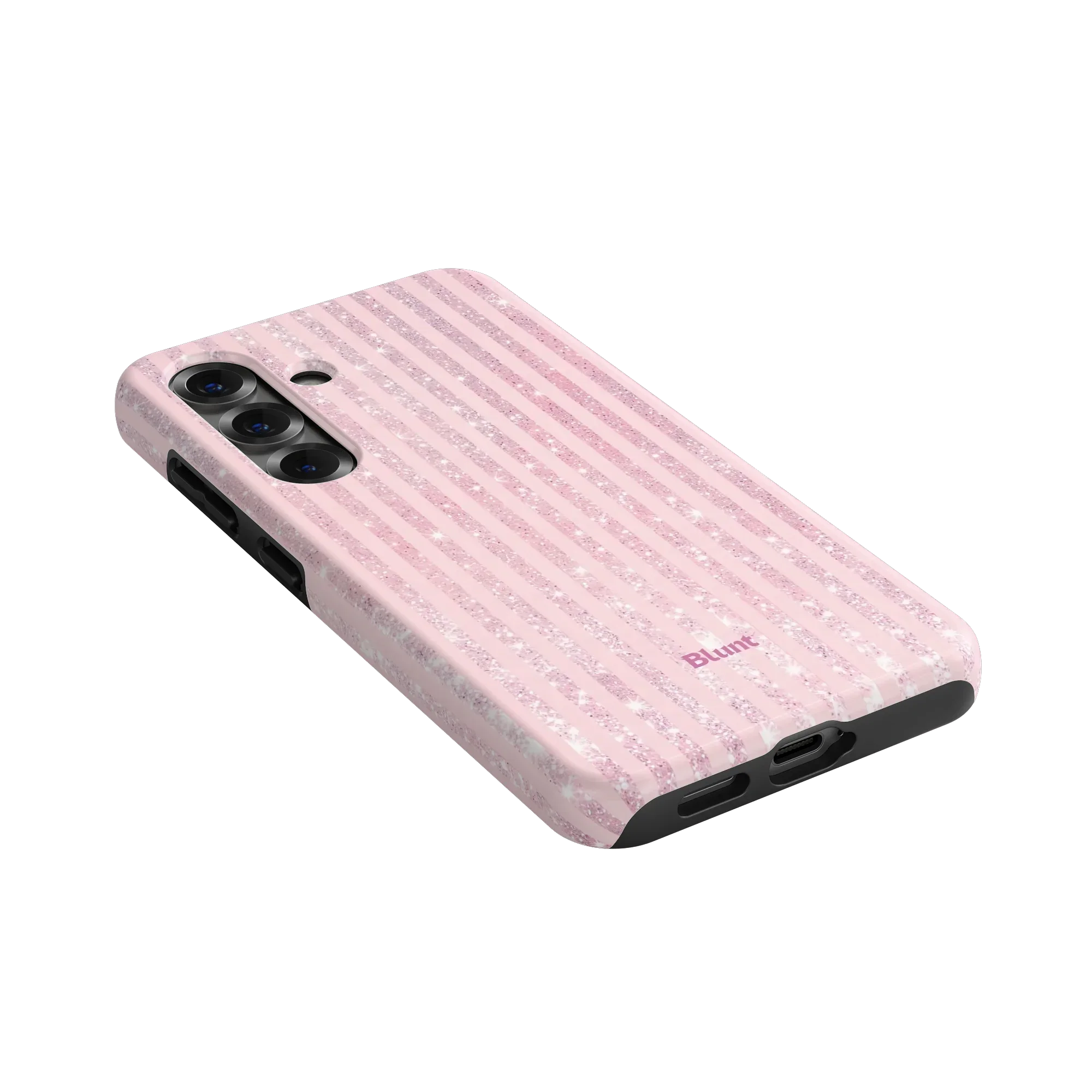 Pink Champagne Stripe Samsung Case - Image 13