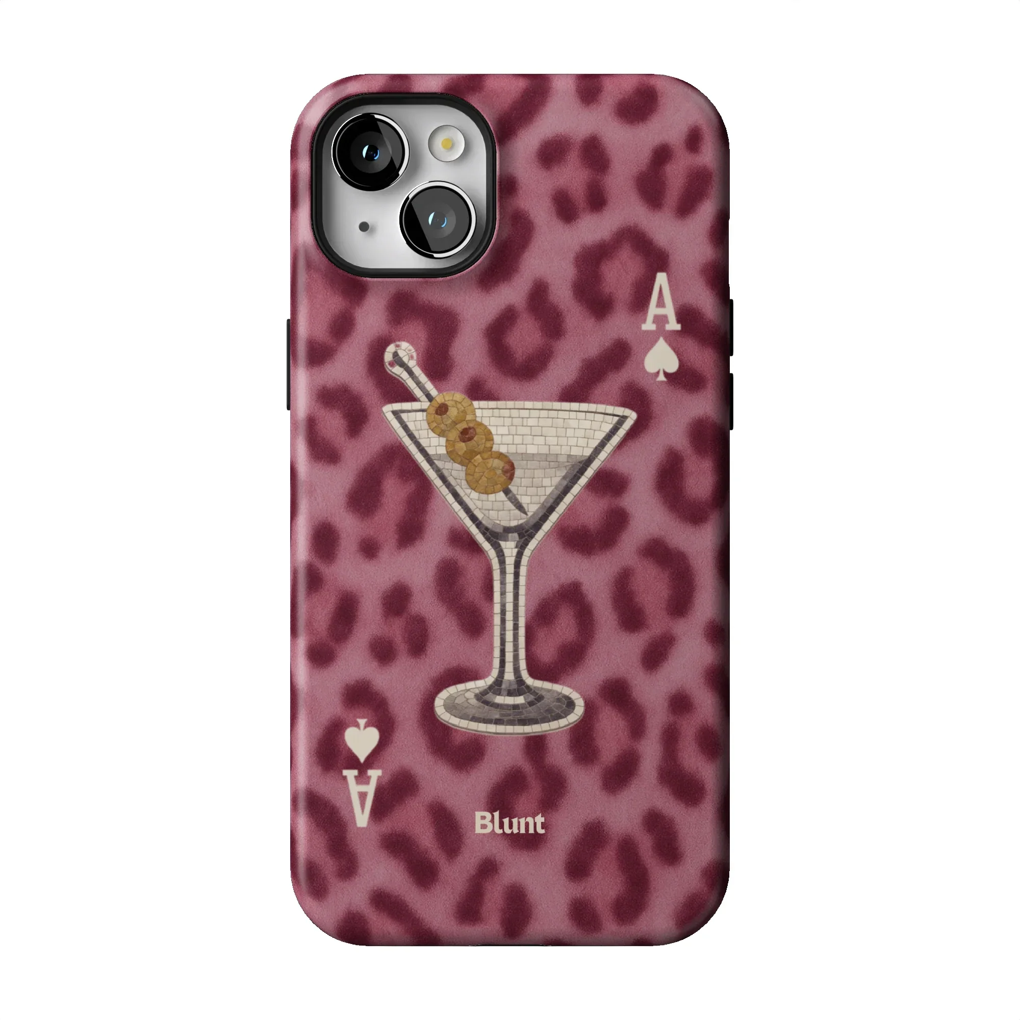 Pink Cheetah Dirty Martini iPhone Case - Image 47