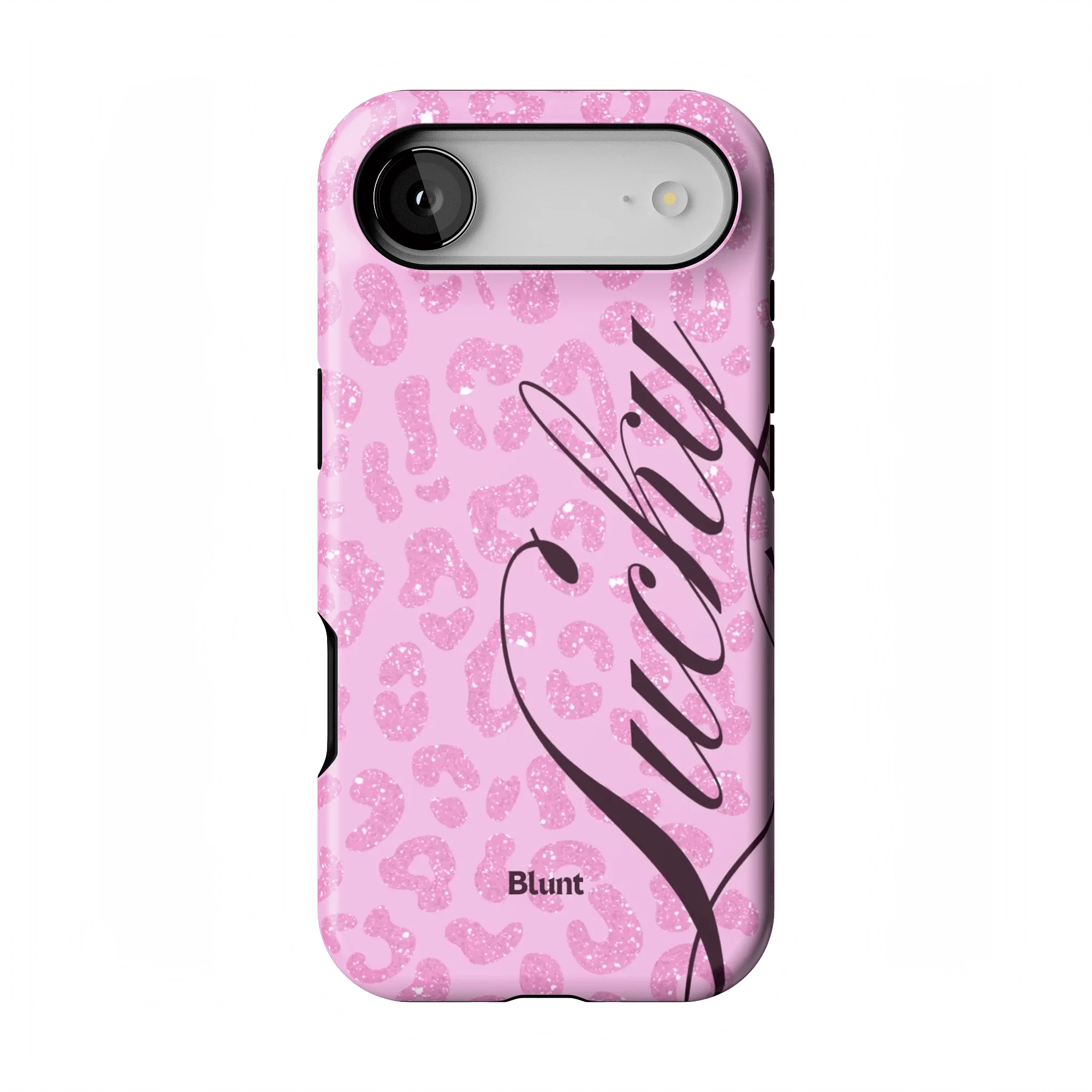 Pink Cheetah Lucky iPhone Case - Image 4