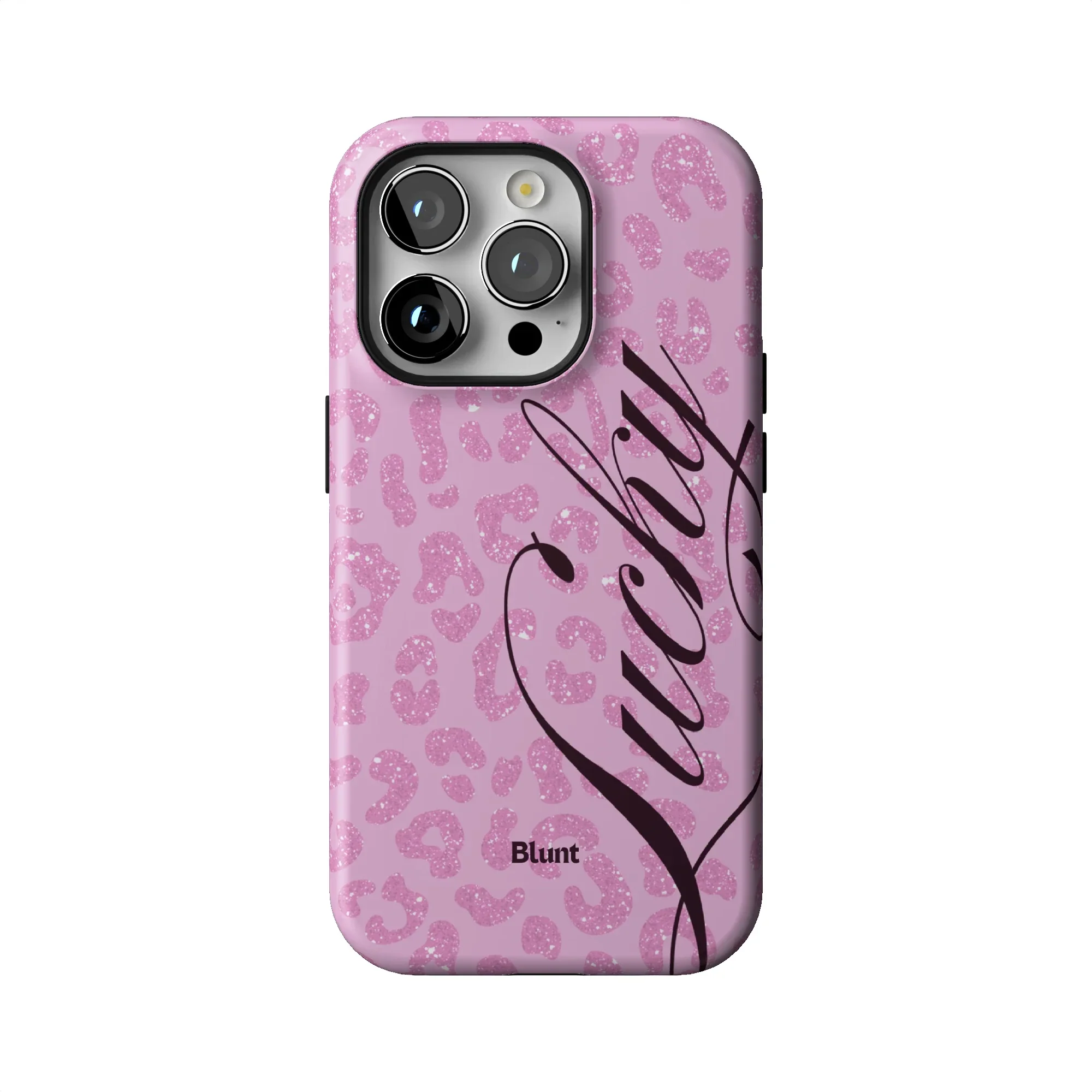 Pink Cheetah Lucky iPhone Case - Image 45
