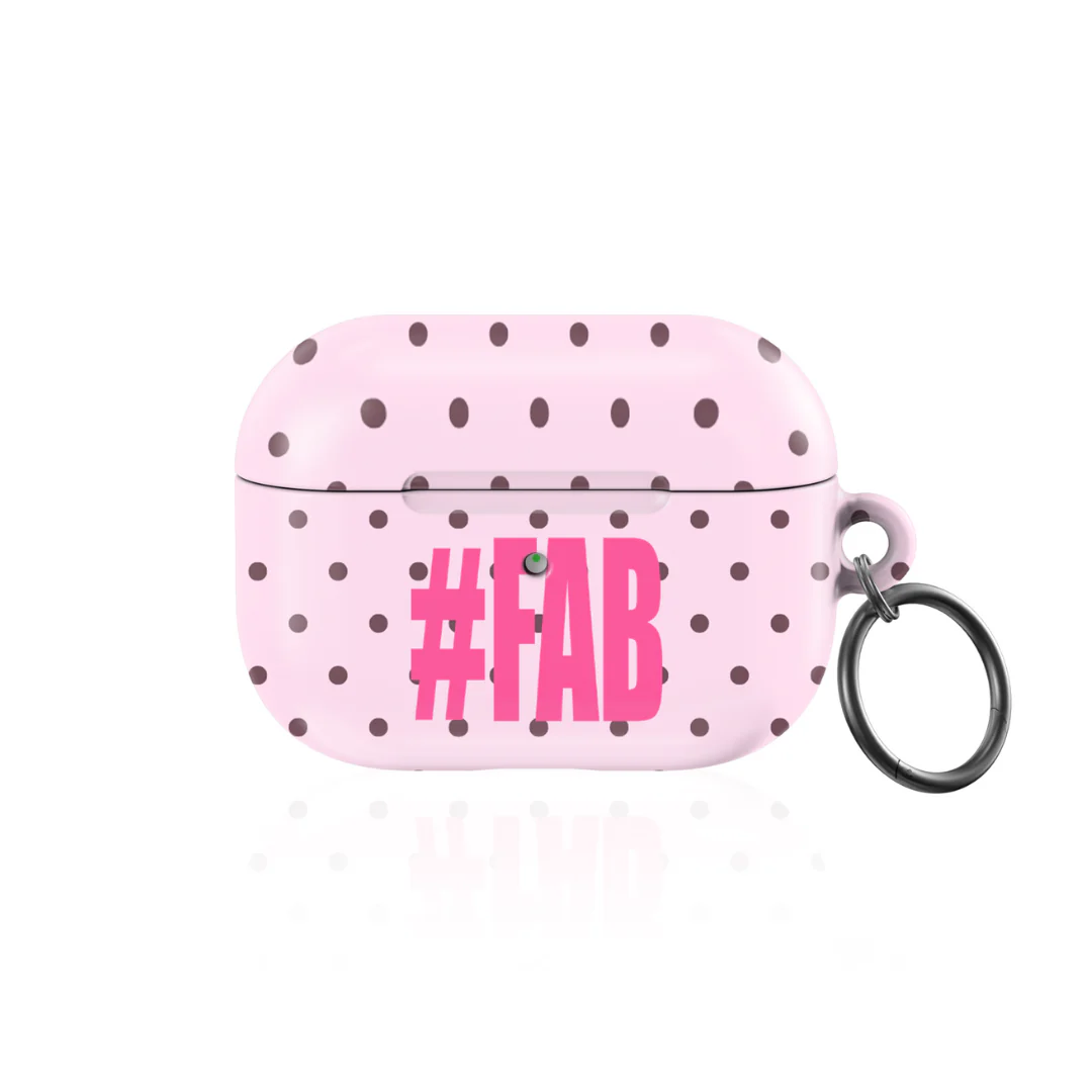 Pink Dot Fab AirPod Case - Image 5