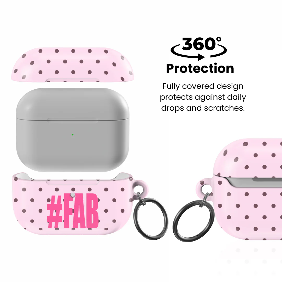 Pink Dot Fab AirPod Case - Image 6