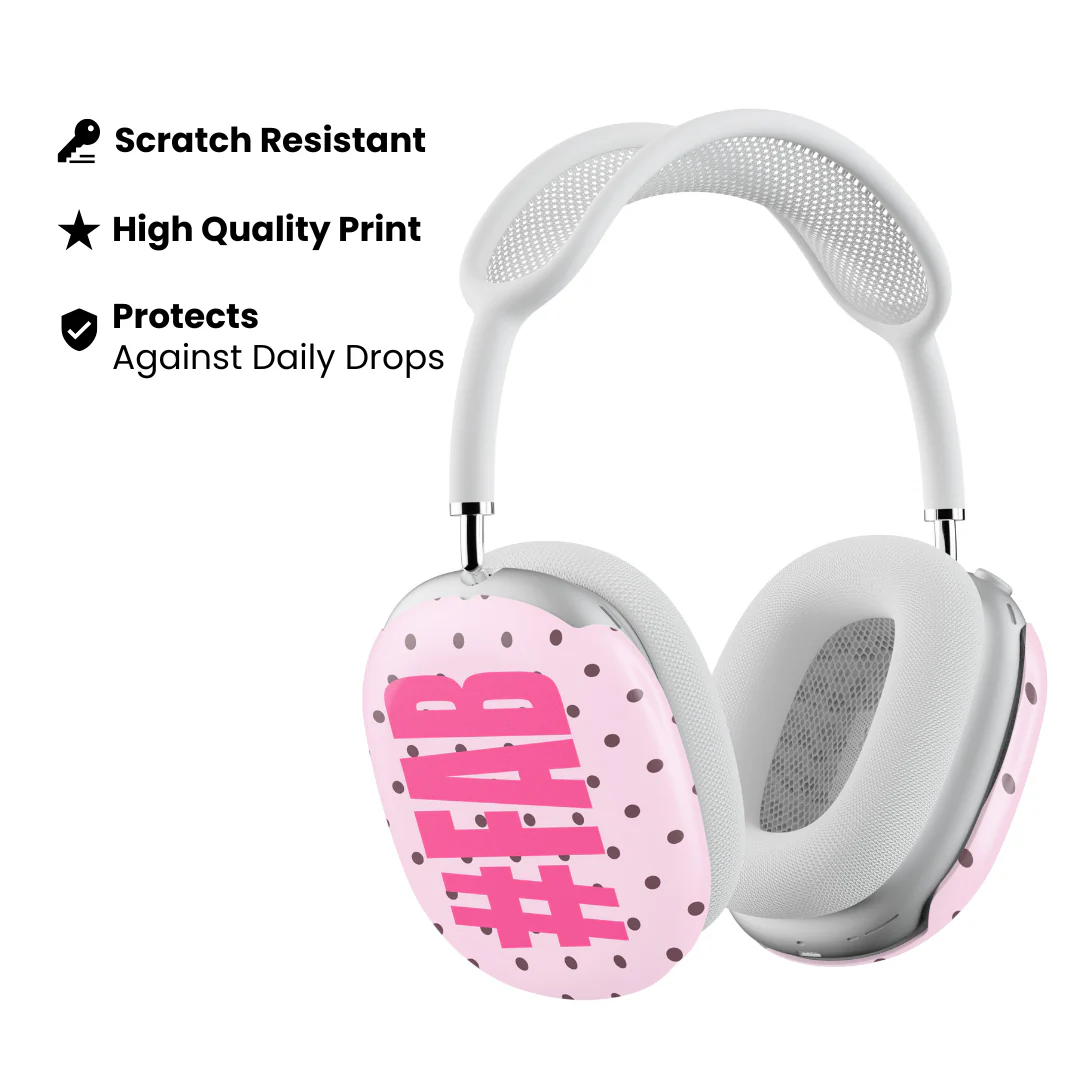 Pink Dot Fab AirPod Max Case - Image 3