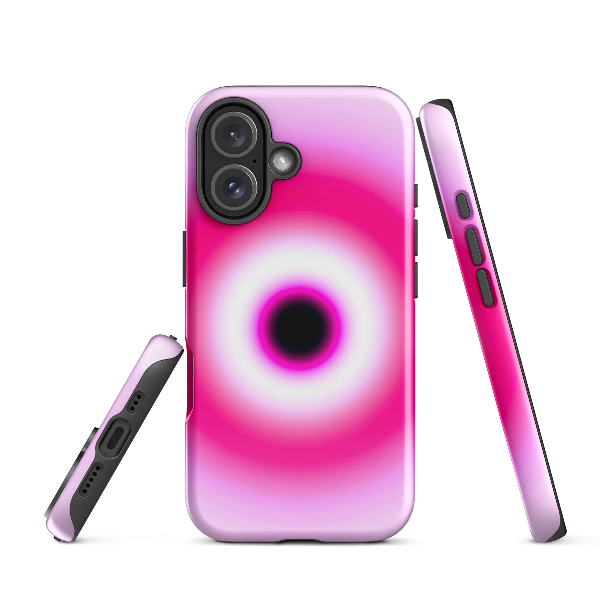 Pink Evil Eye Aura iPhone Case - Image 40
