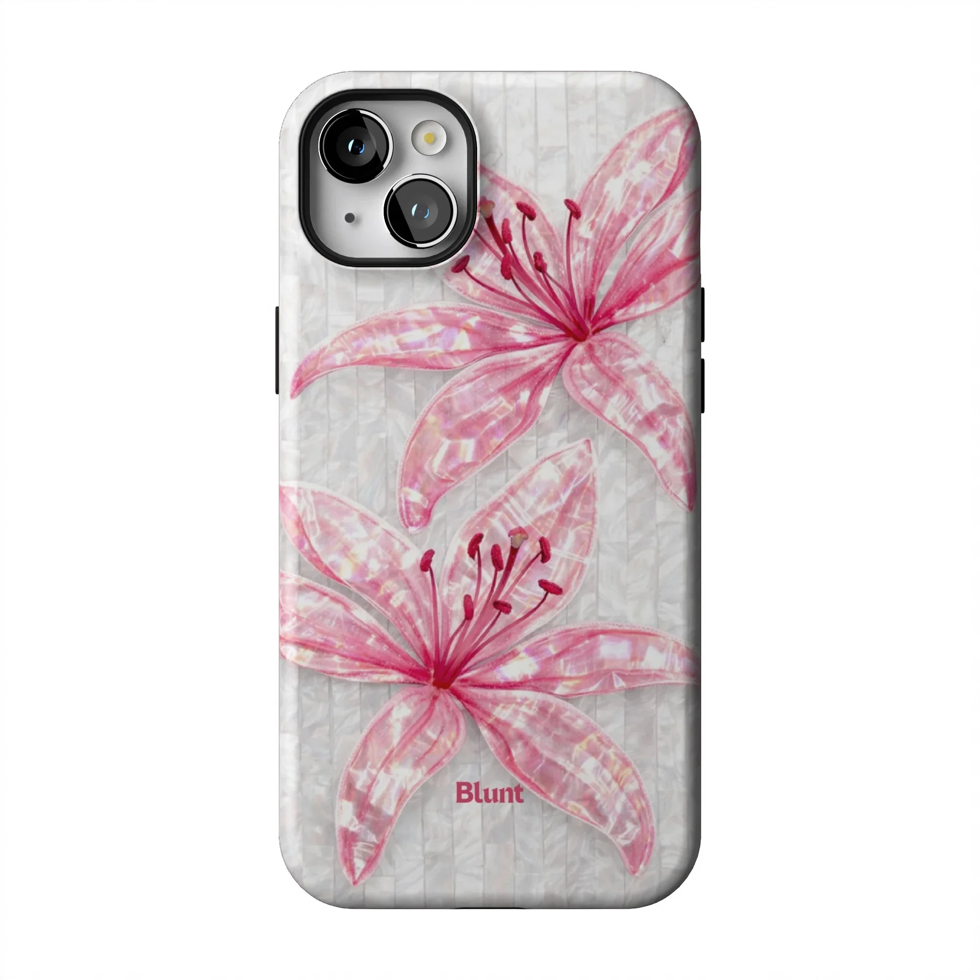 Pink Floral Luster iPhone Case - Image 17