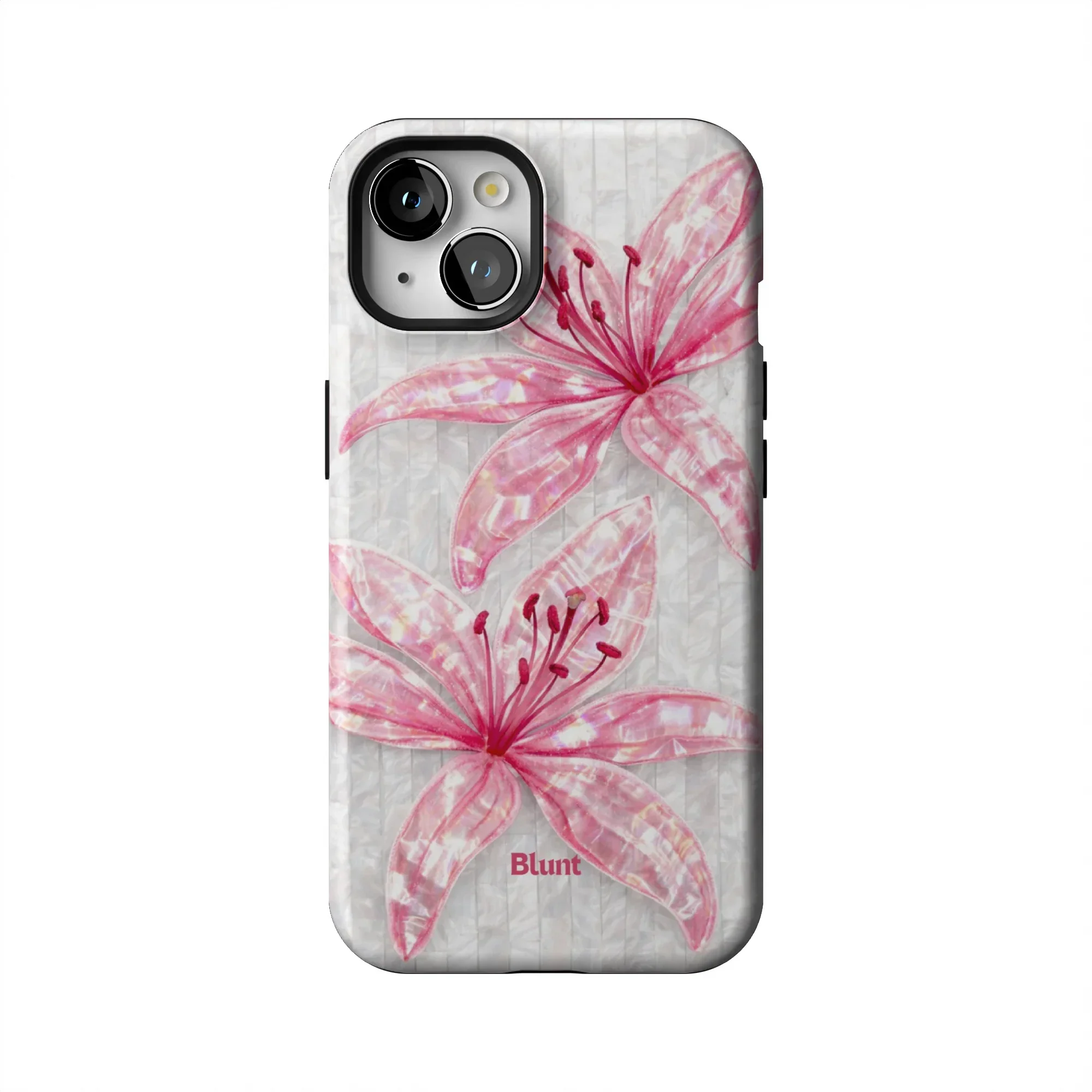 Pink Floral Luster iPhone Case - Image 46