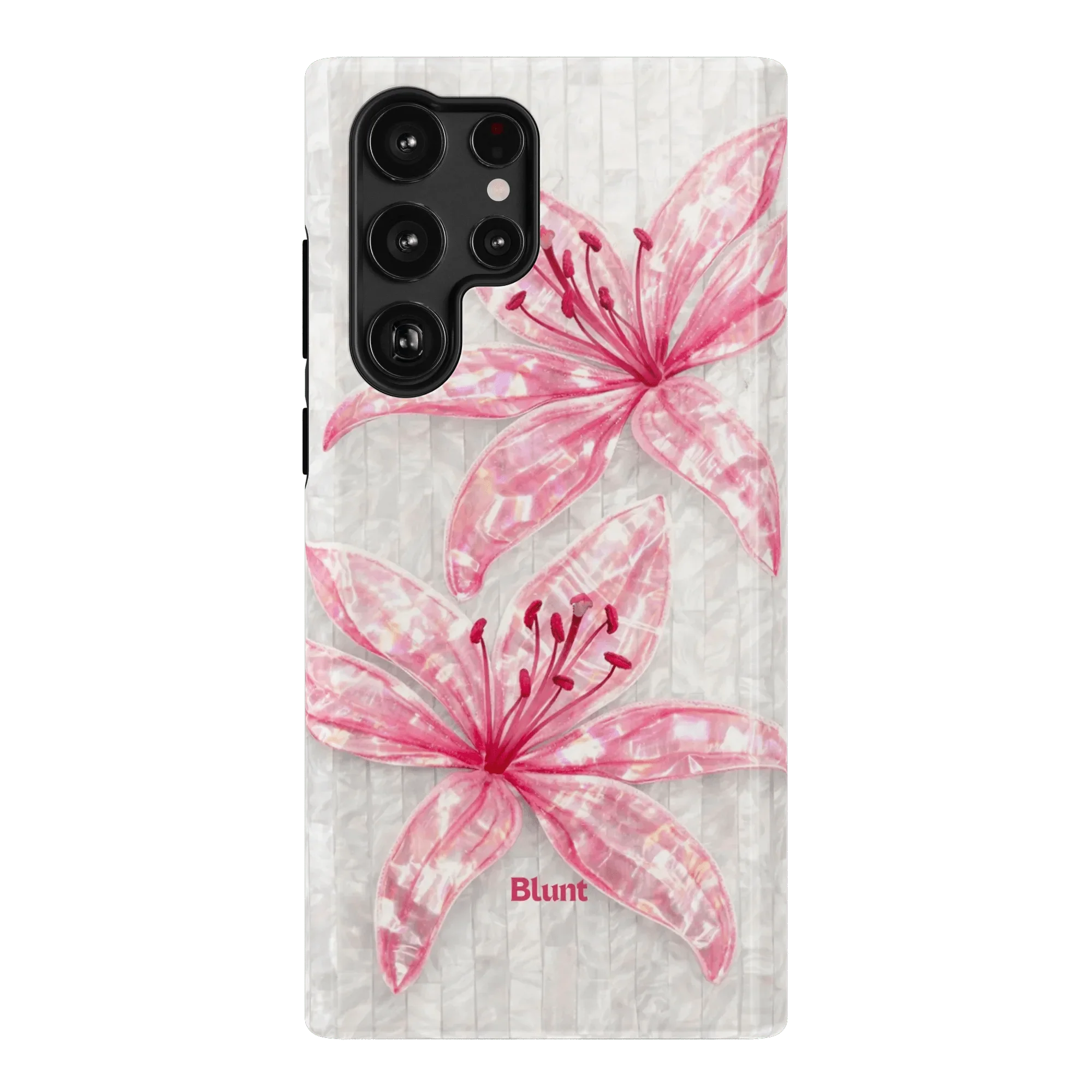 Pink Floral Luster Samsung Case - Image 12