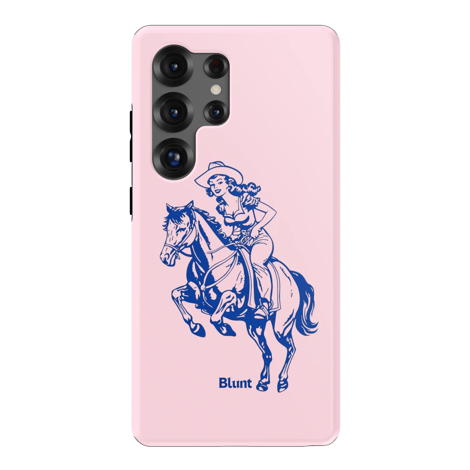 Pink Lasso Lady Samsung Case - Image 3
