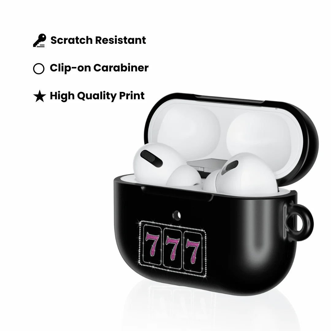 Pink Lucky 777 AirPod Case - Image 7