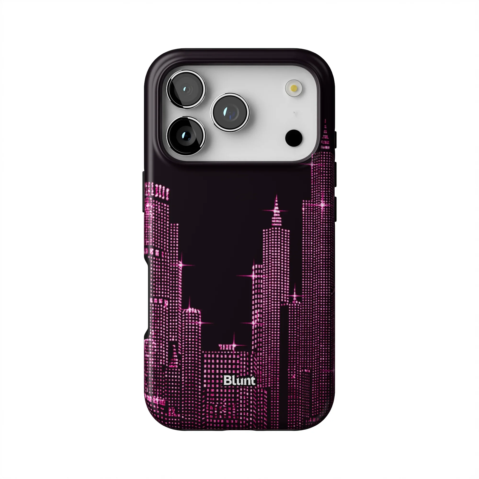 Pink NYC Skyeline iPhone Case - Image 4
