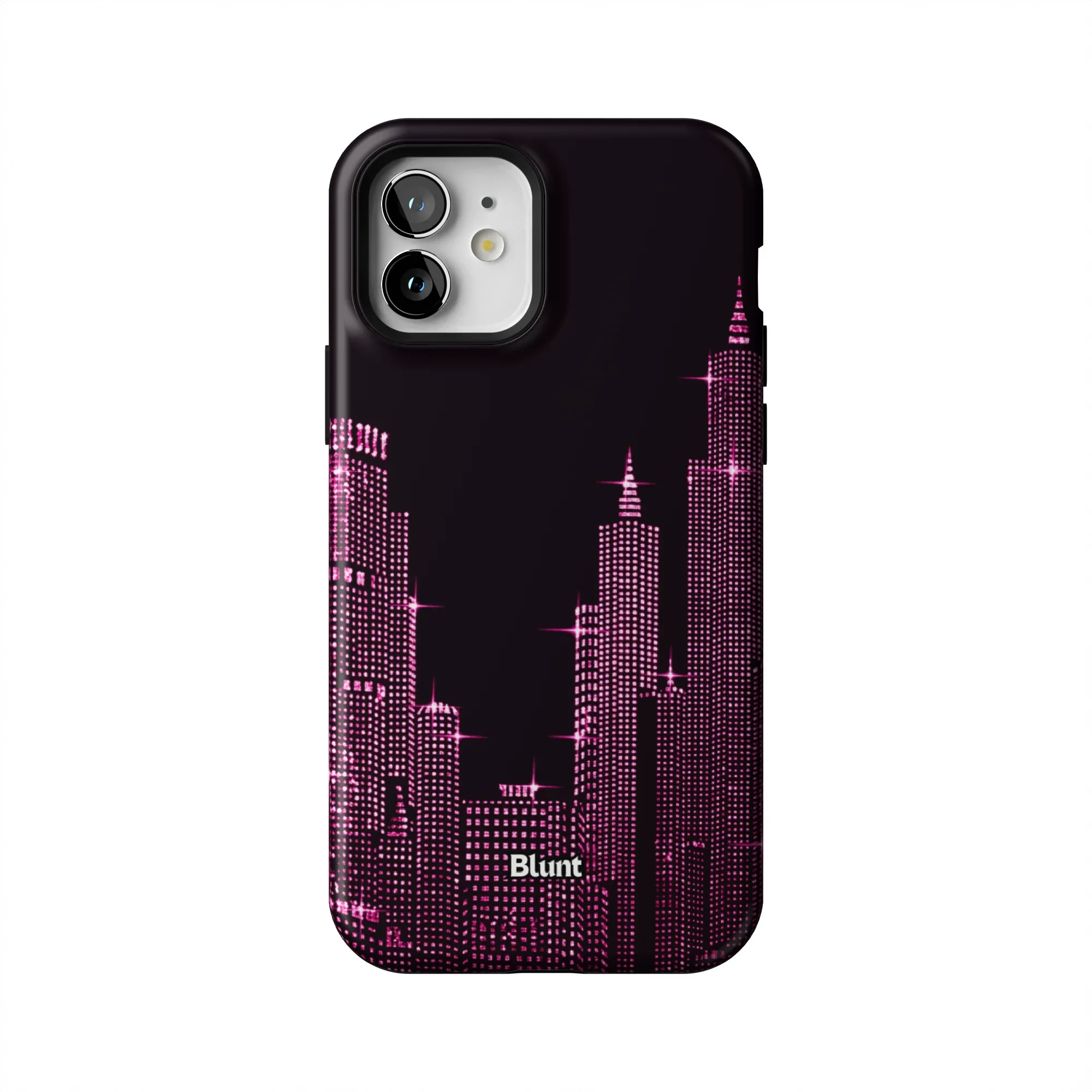 Pink NYC Skyeline iPhone Case - Image 46