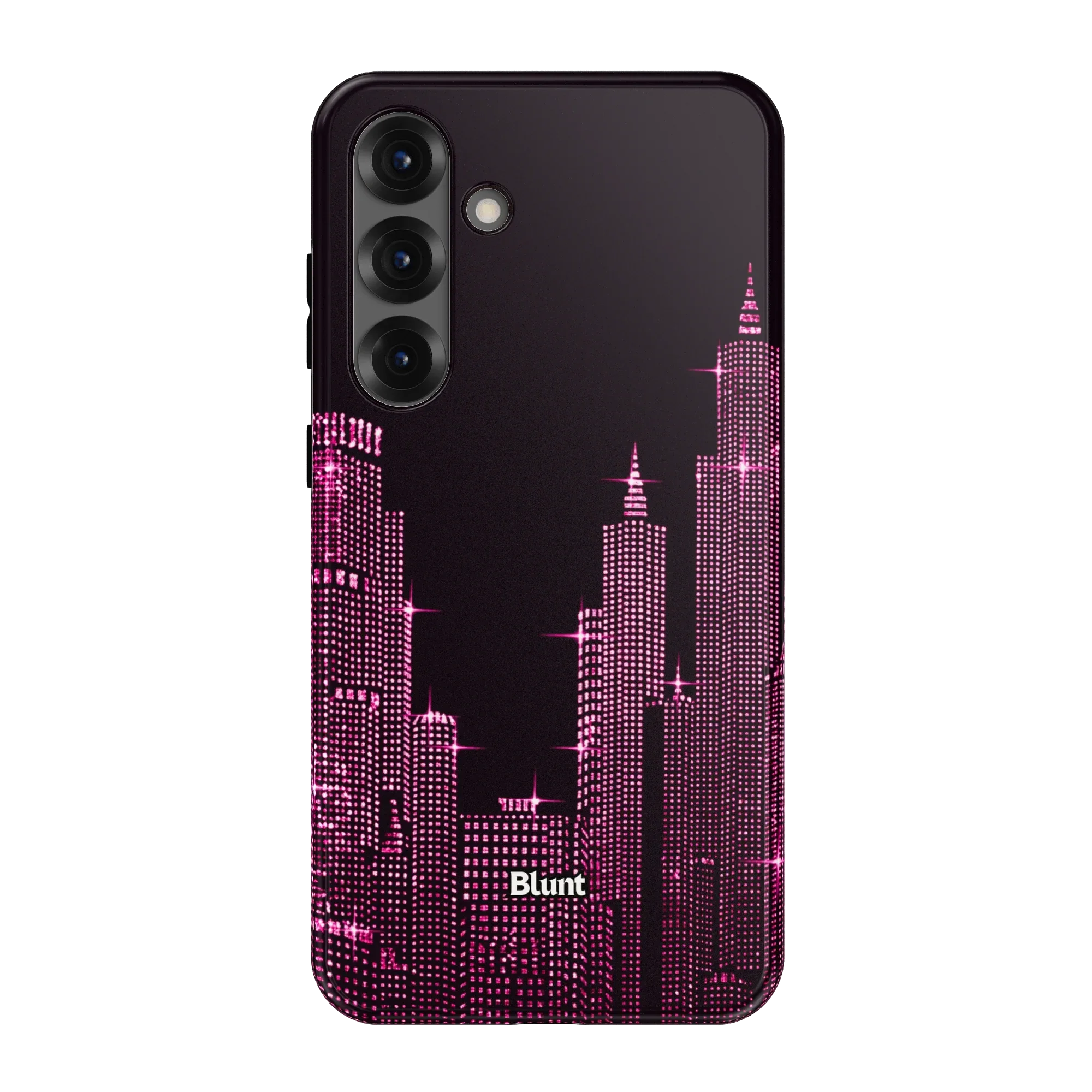 Pink NYC Skyeline Samsung Phone Case - Image 8