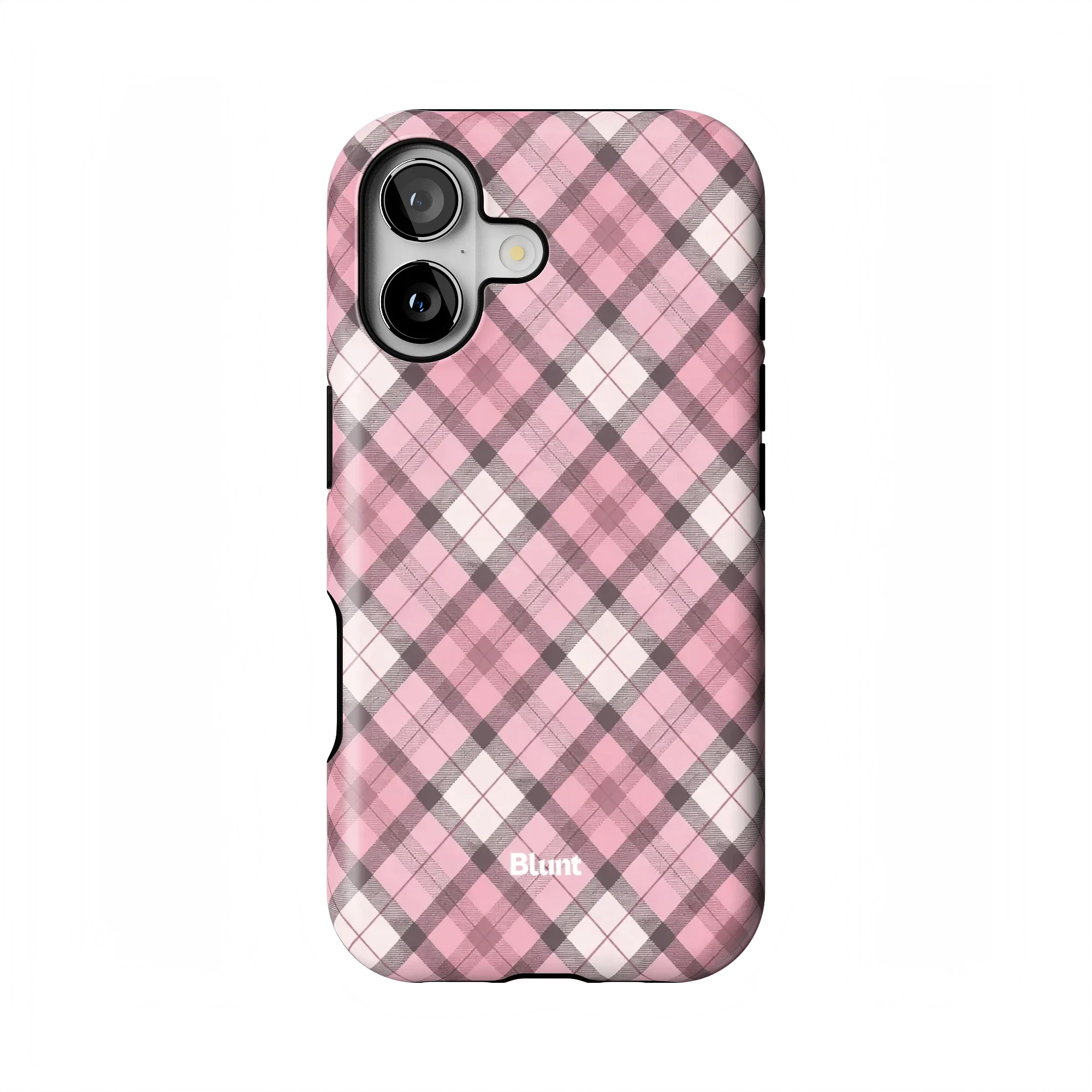 Pink Plaid iPhone Case