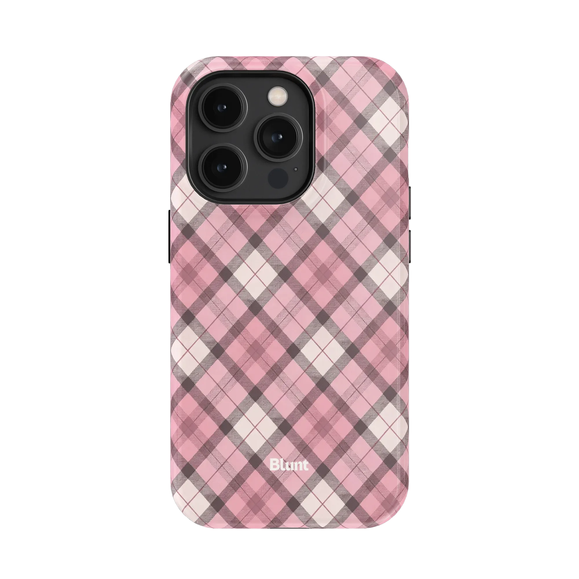Pink Plaid iPhone Case - Image 14