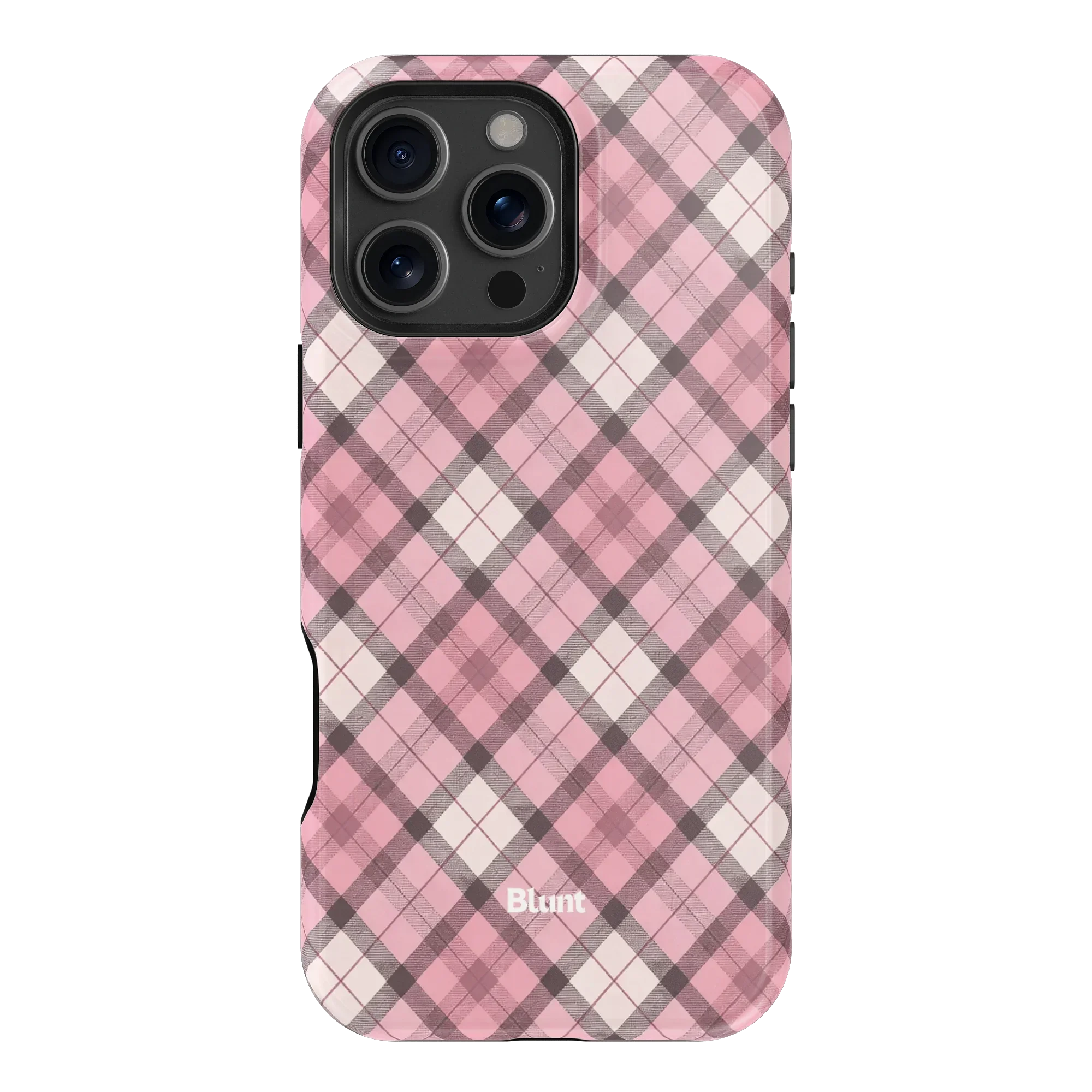 Pink Plaid iPhone Case - Image 7