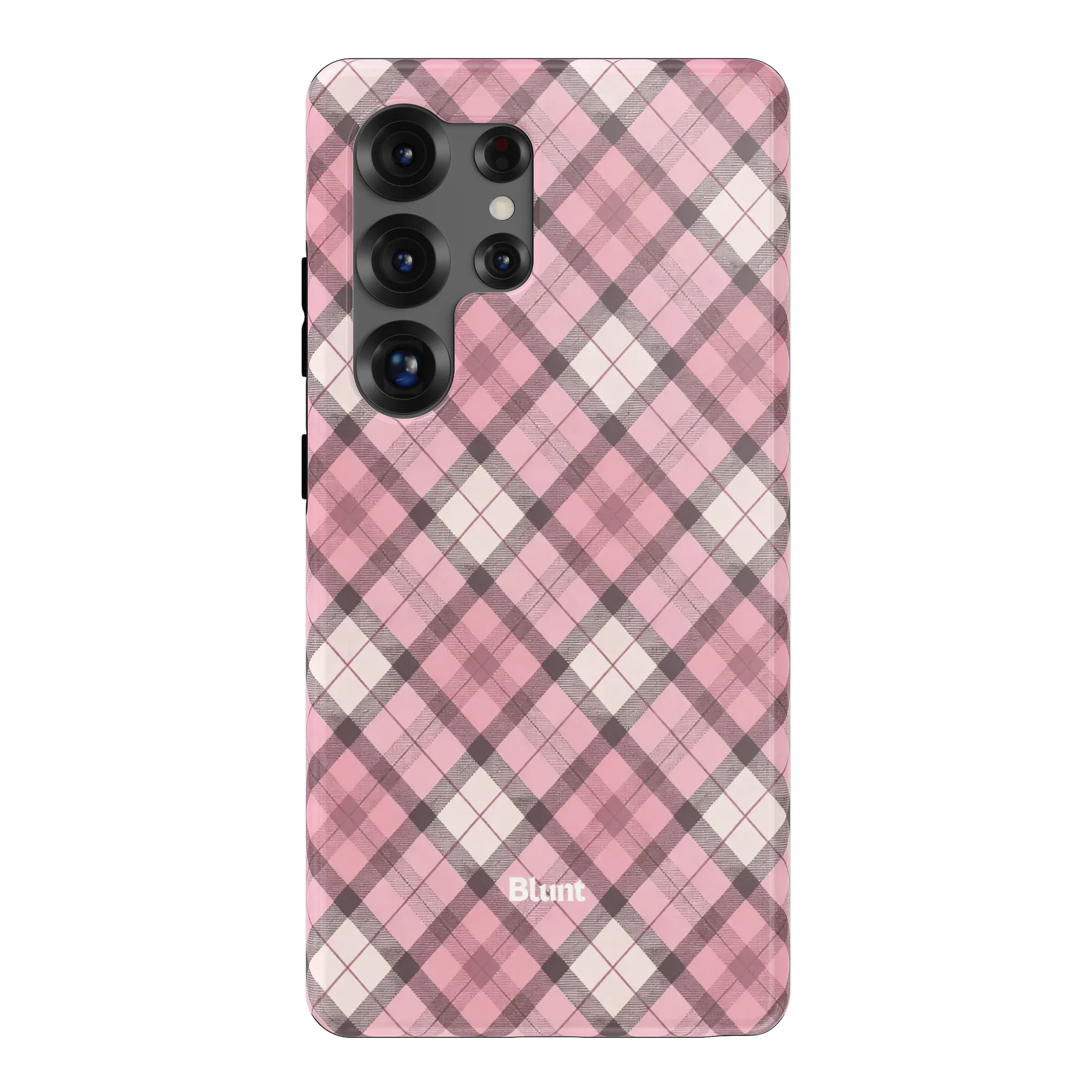 Pink Plaid Samsung Case - Image 3