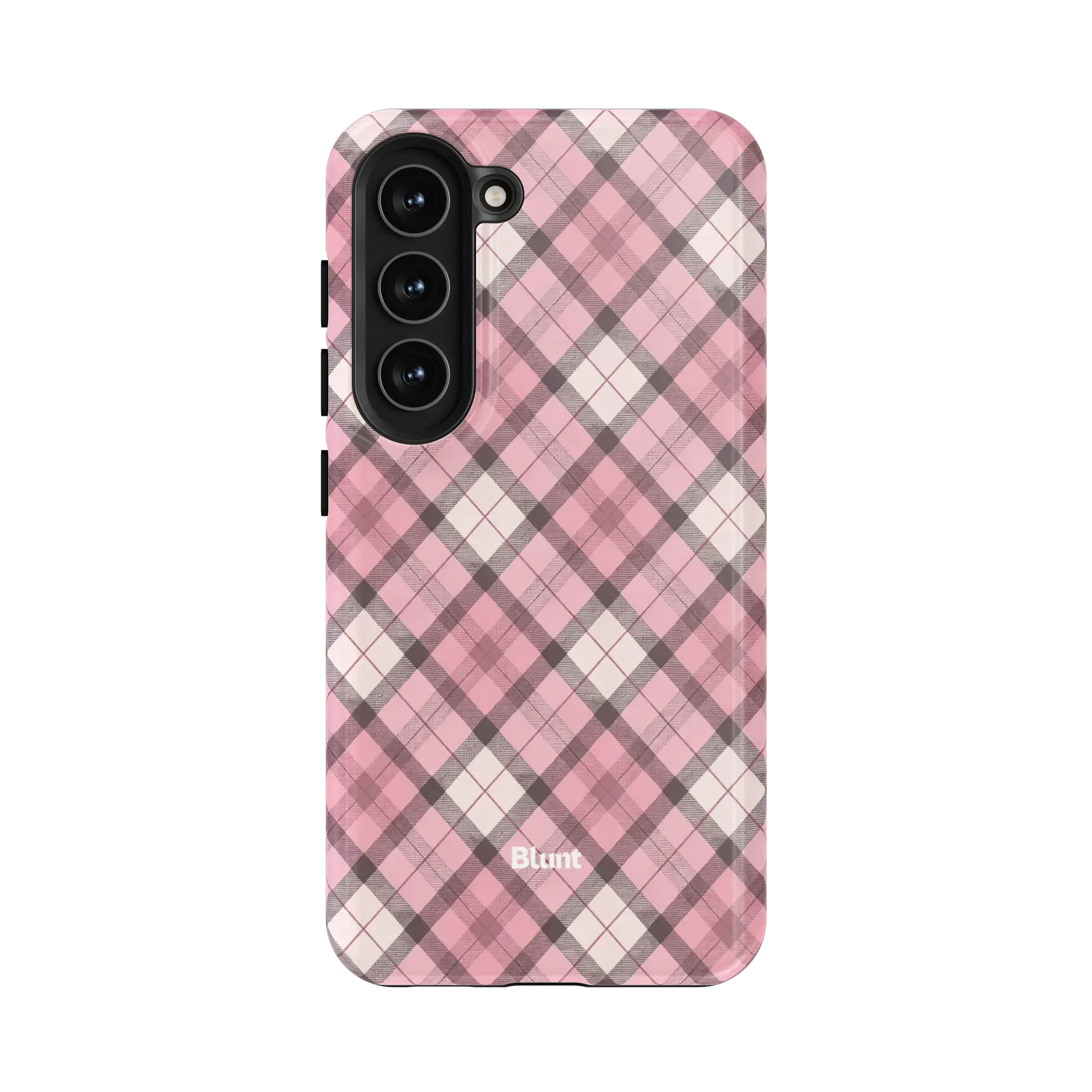 Pink Plaid Samsung Case - Image 7