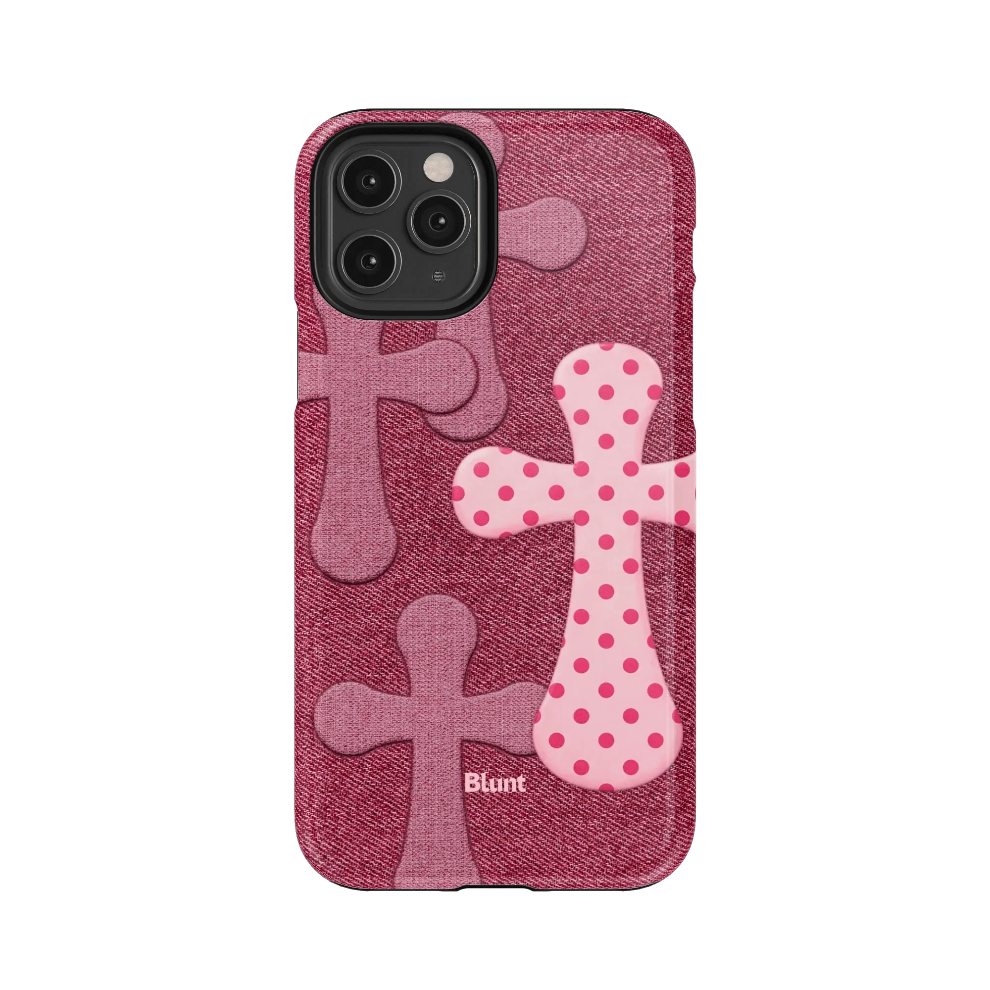 Pink Polka Patch iPhone Case - Image 27