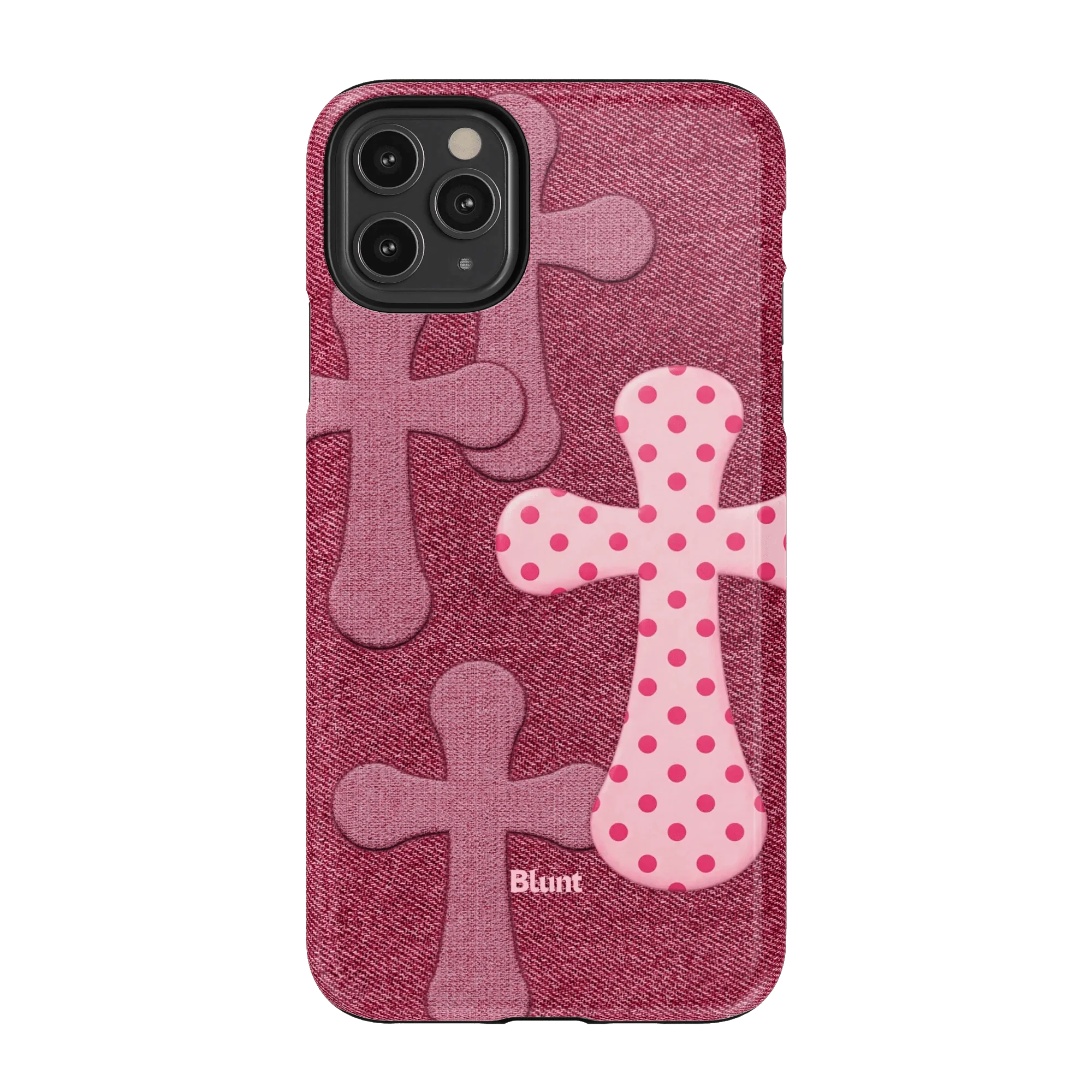 Pink Polka Patch iPhone Case - Image 28