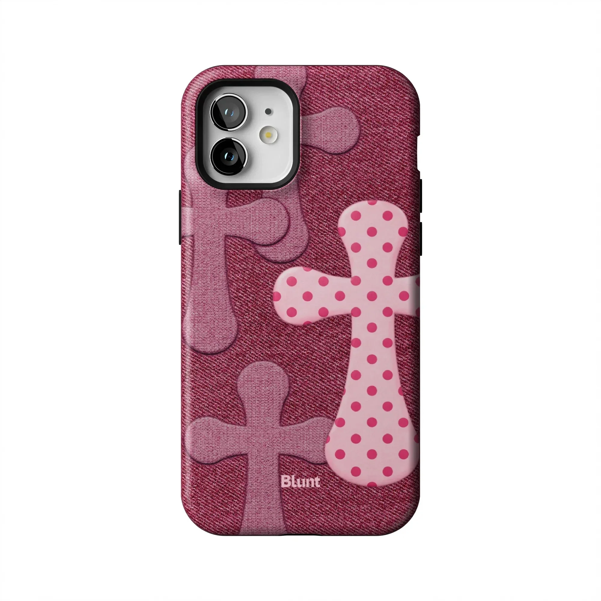 Pink Polka Patch iPhone Case - Image 50