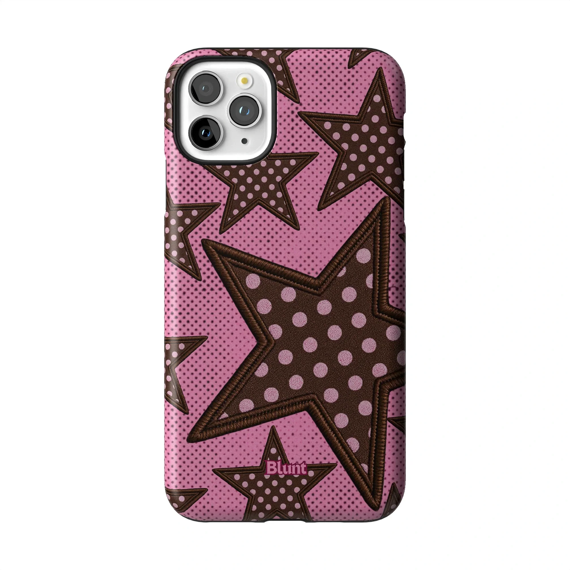 Pink Polka Star iPhone Case - Image 58