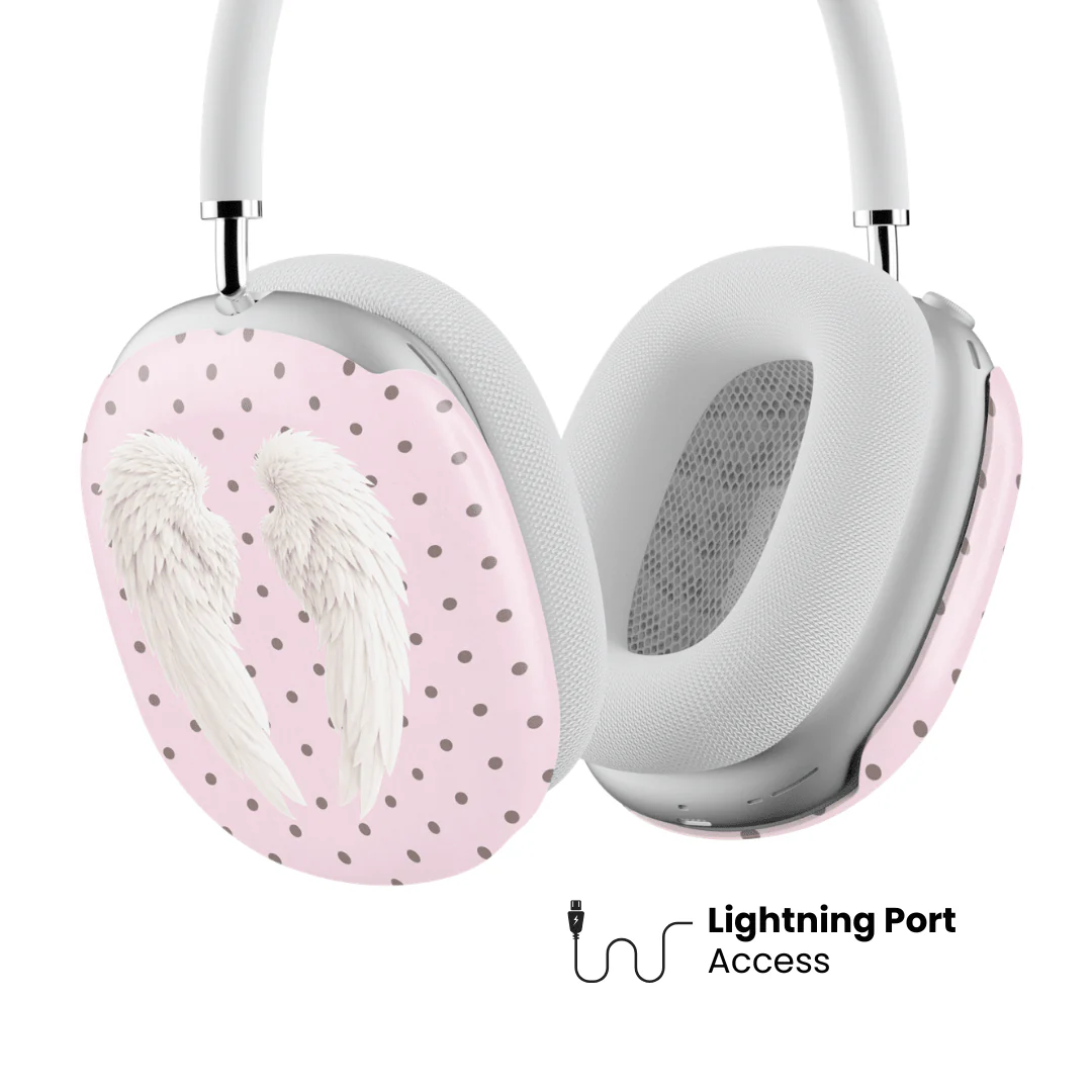 Pink Polka Wing AirPod Max Case - Image 4