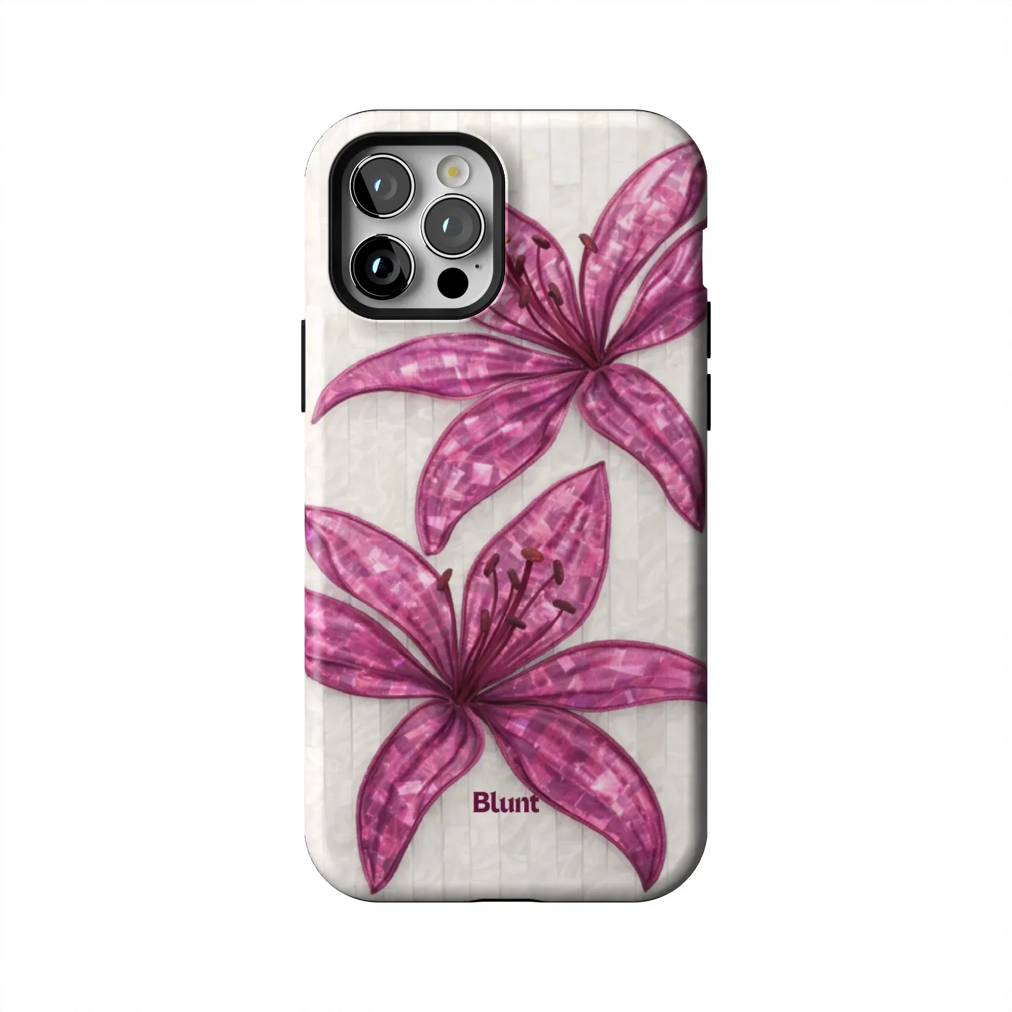 Purple Floral Luster iPhone Case - Image 51