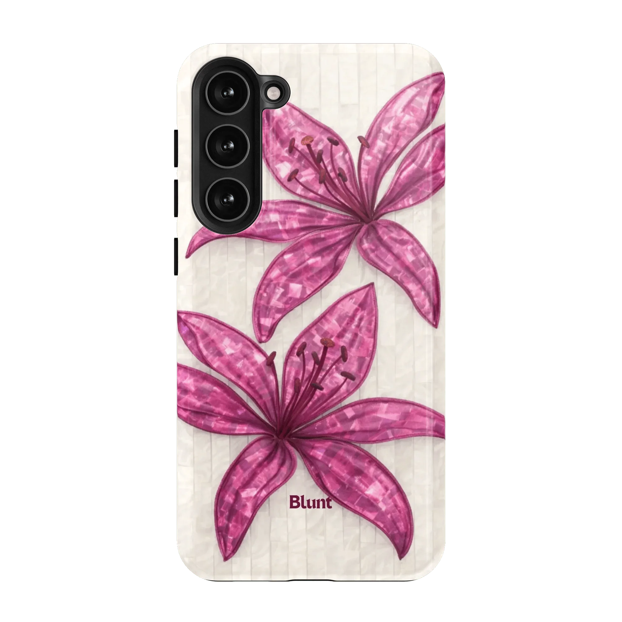 Purple Floral Luster Samsung Case - Image 8