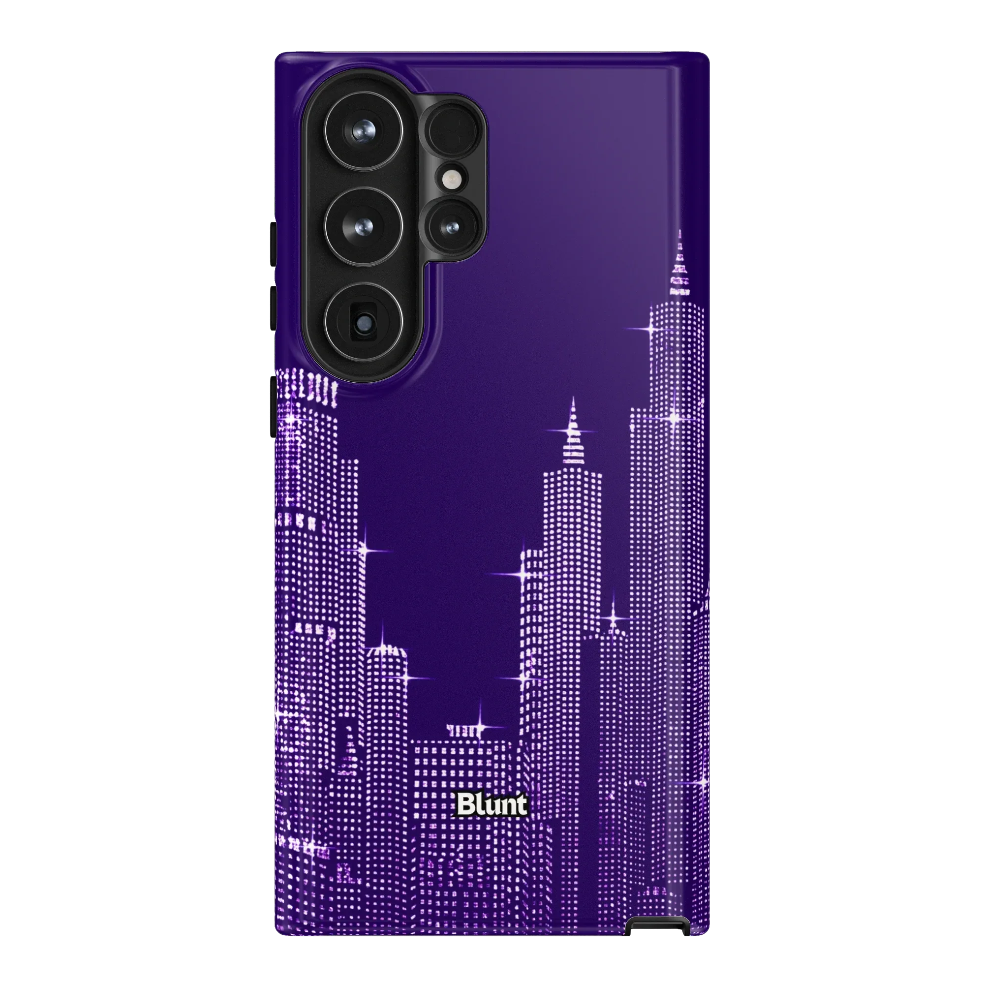 Purple NYC Skyeline Samsung Phone Case - Image 15