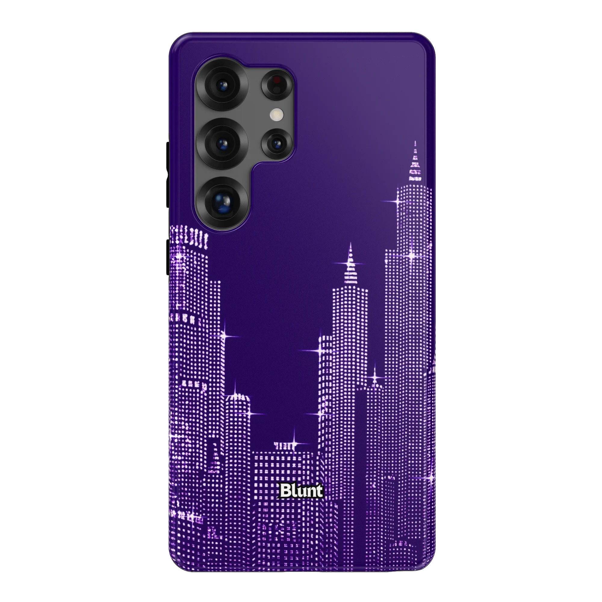 Purple NYC Skyeline Samsung Phone Case - Image 9
