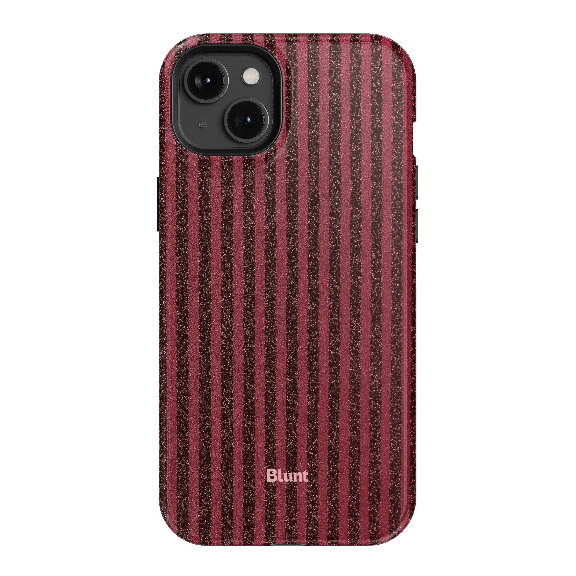 Red Sparkle Stripe iPhone Case - Image 12