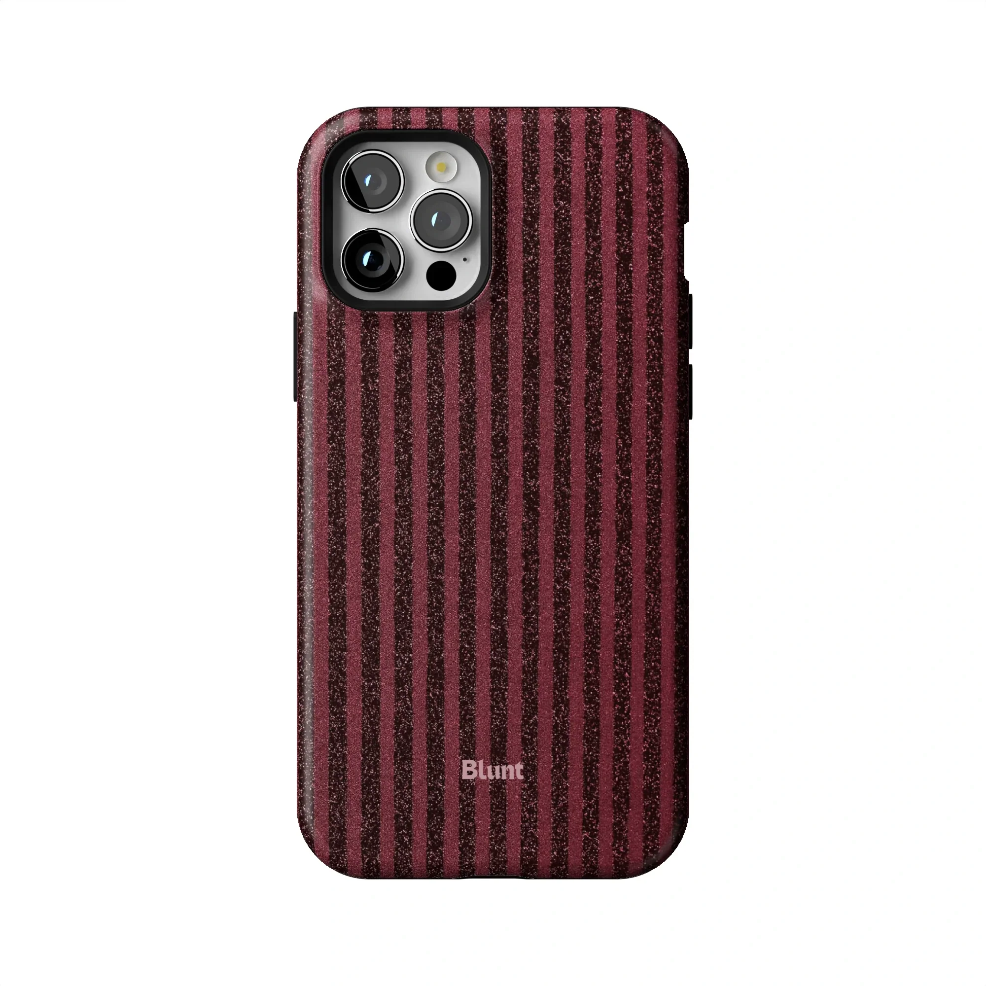 Red Sparkle Stripe iPhone Case - Image 53