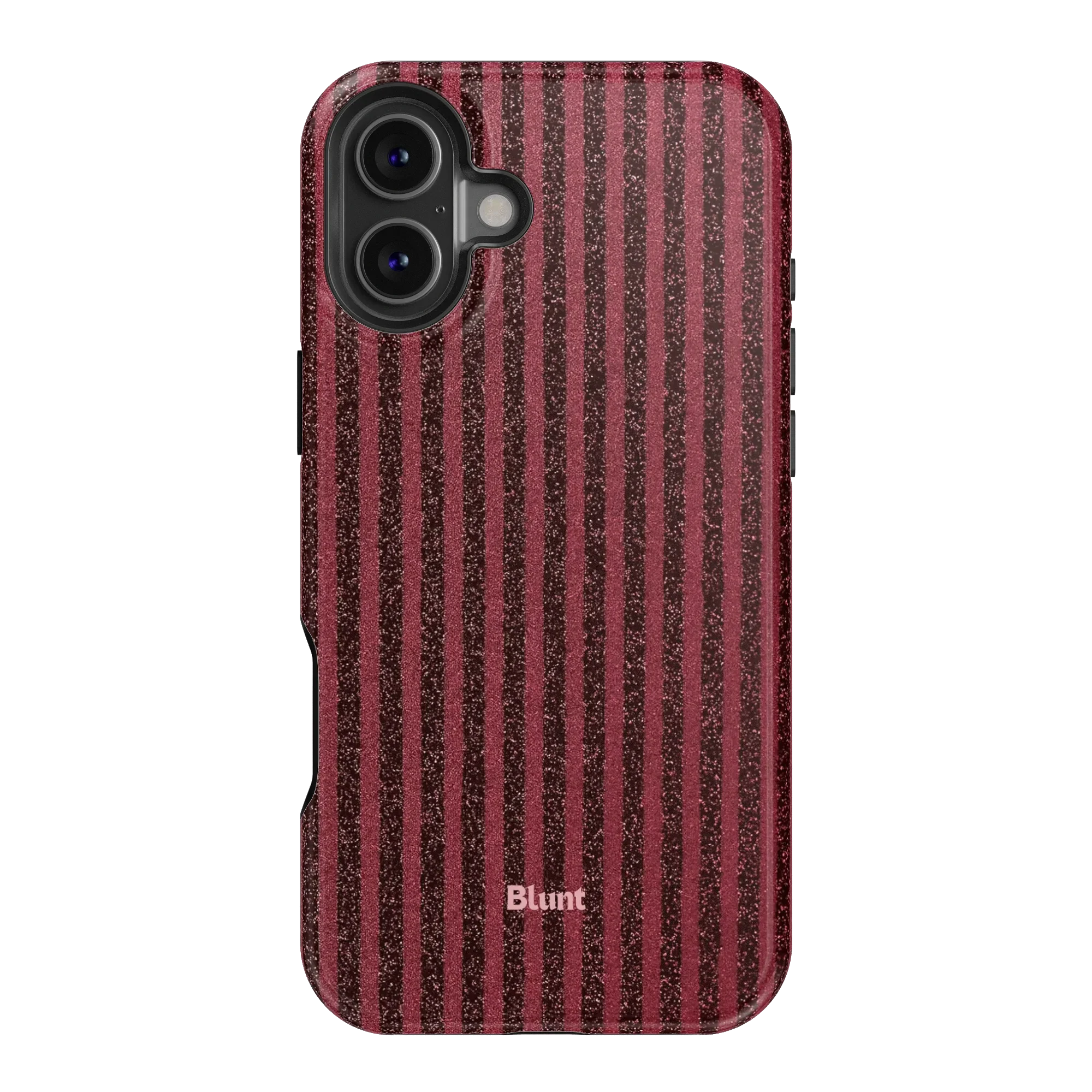 Red Sparkle Stripe iPhone Case - Image 8