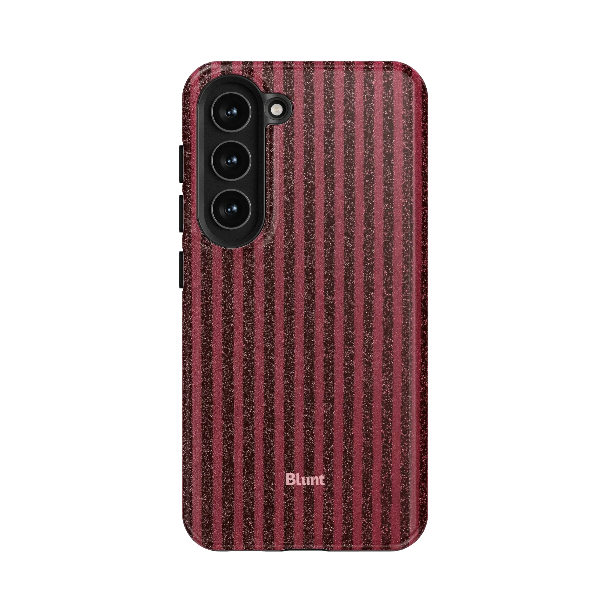 Red Sparkle Stripe Samsung Case - Image 7