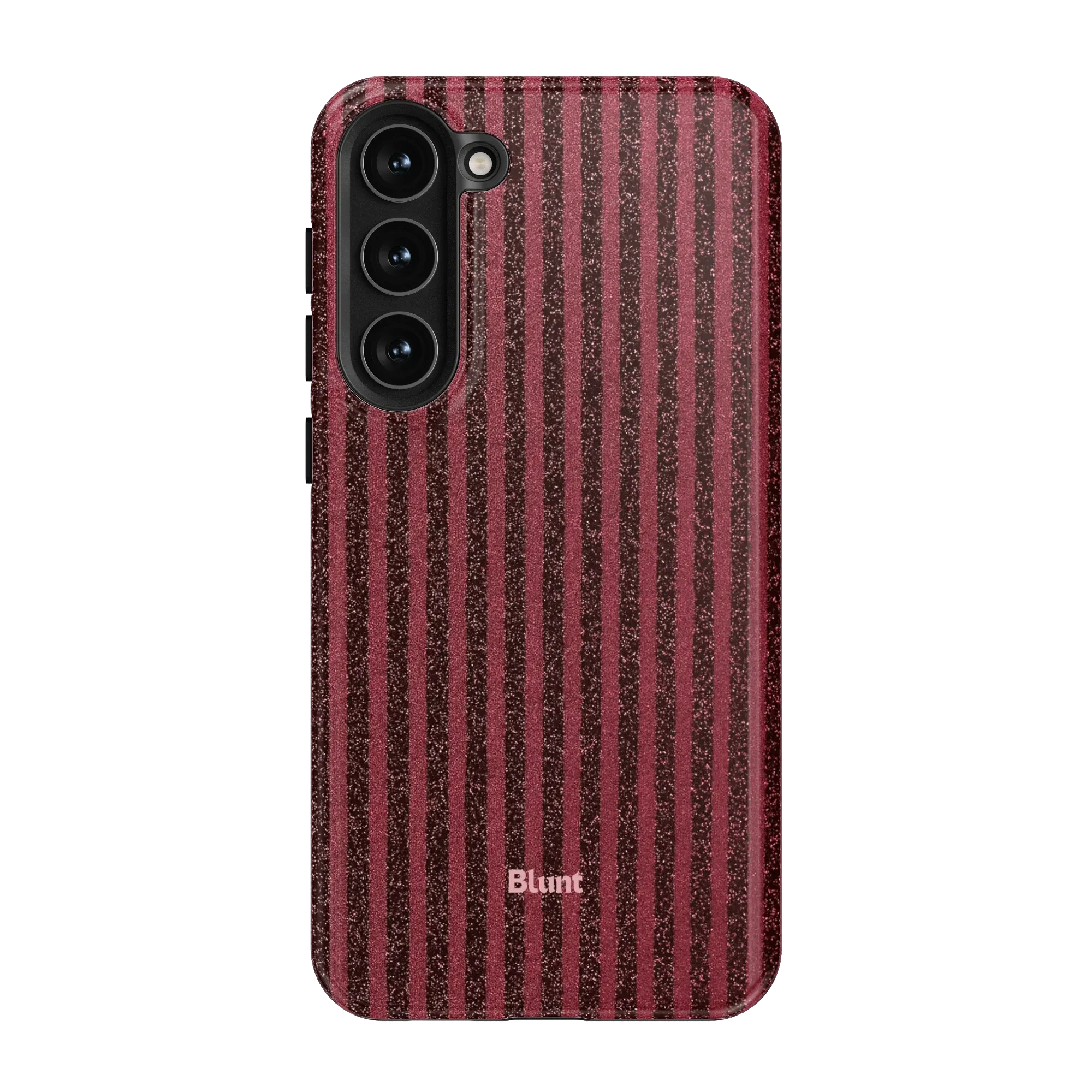 Red Sparkle Stripe Samsung Case - Image 8