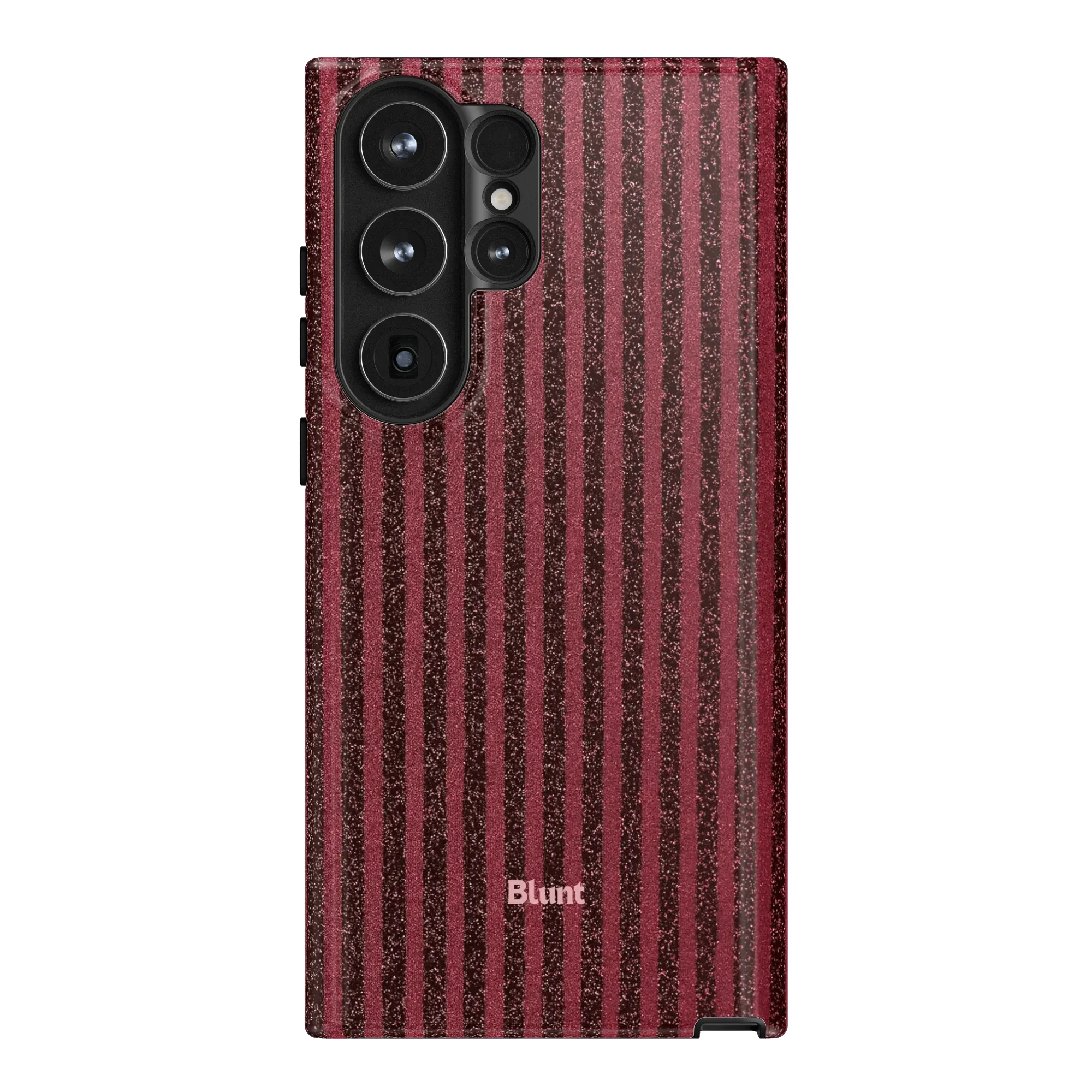 Red Sparkle Stripe Samsung Case - Image 9