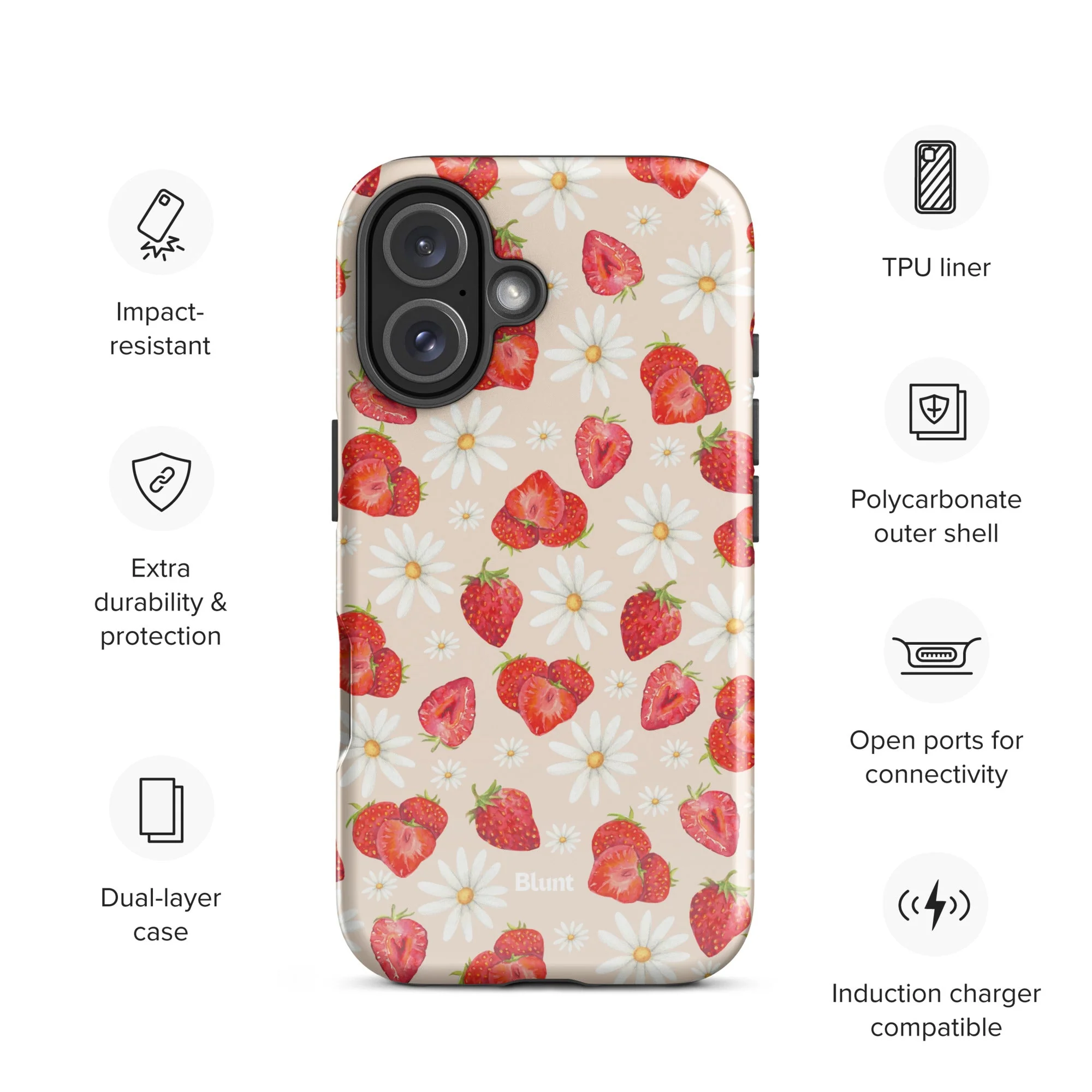 Strawberry Field iPhone Case - Image 46