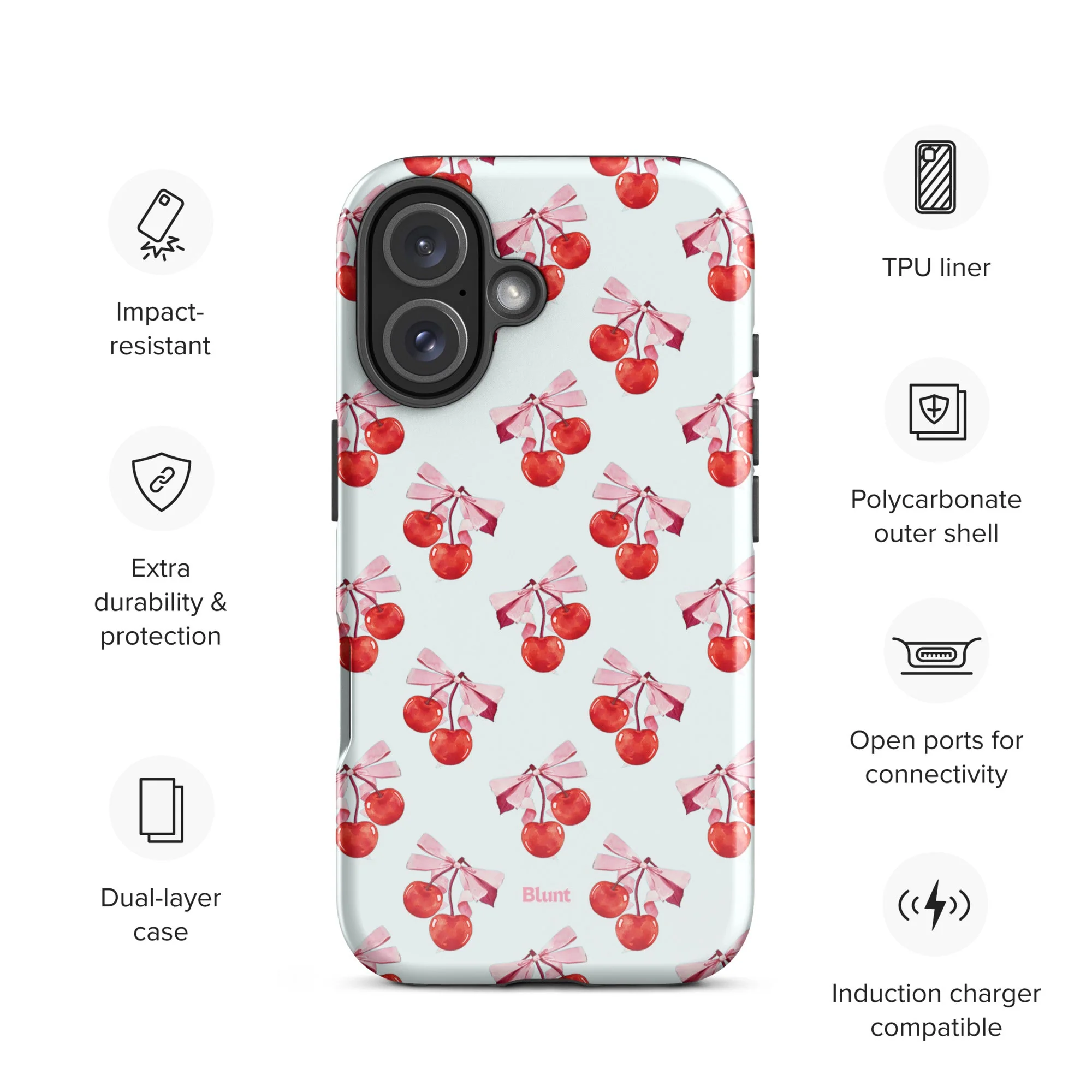 White Cherry iPhone Case - Image 45