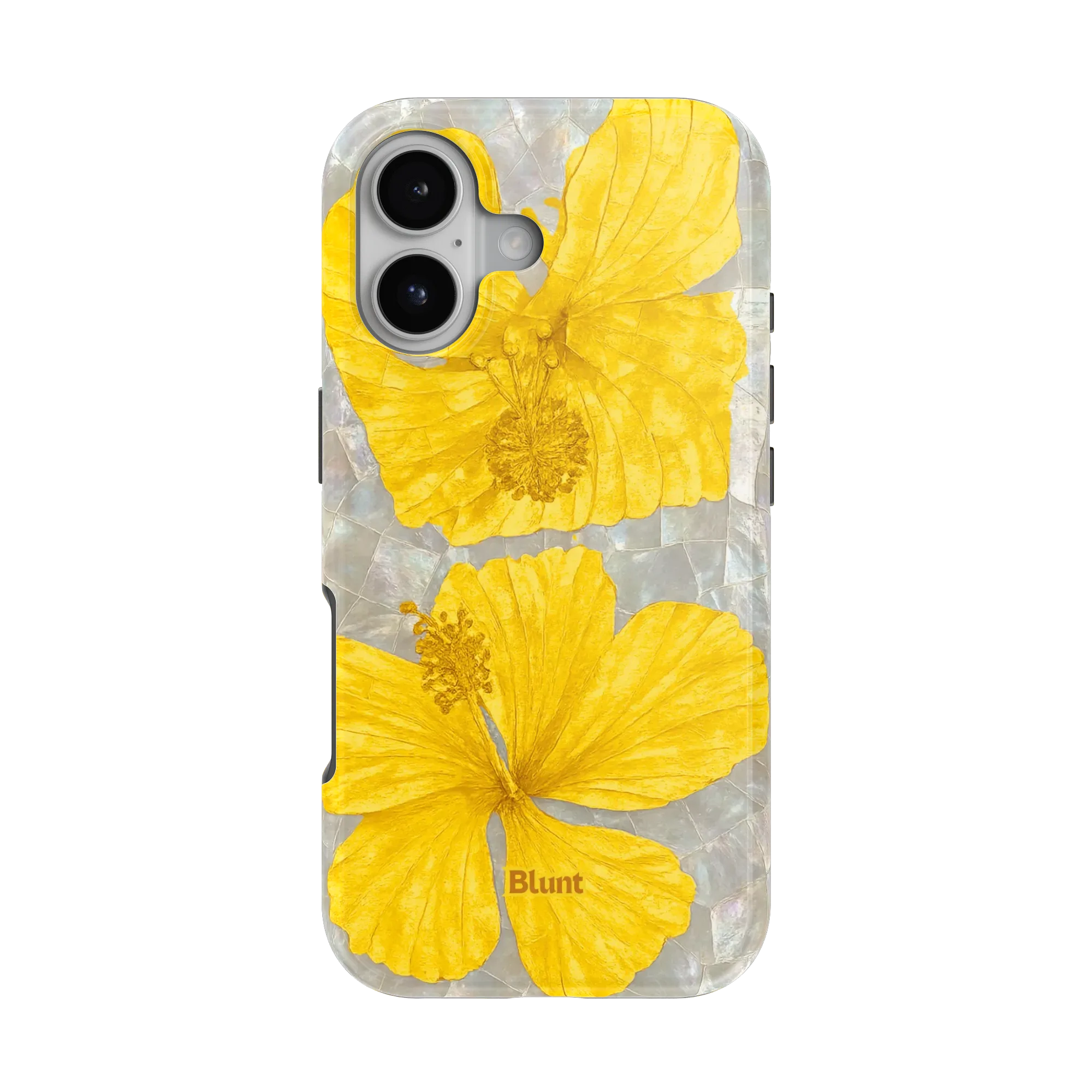 Yellow Coconut Bloom iPhone Case